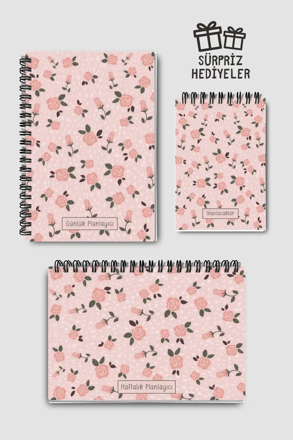 Eldesen Tasarım 3'lü Planlama Seti: İşlevsel ve Estetik Tasarım ile Günlük ve Haftalık Planlama