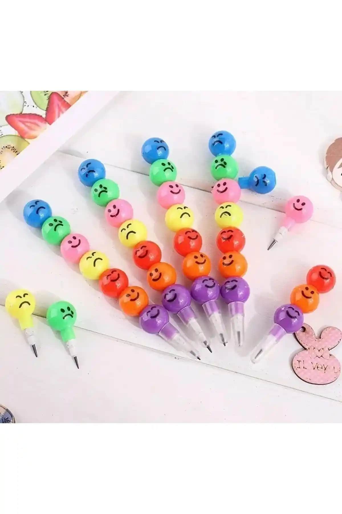 Emoji Yumurtlayan Kurşun Kalem Seti ile Yazma ve Çizim Deneyiminizi Canlandırın