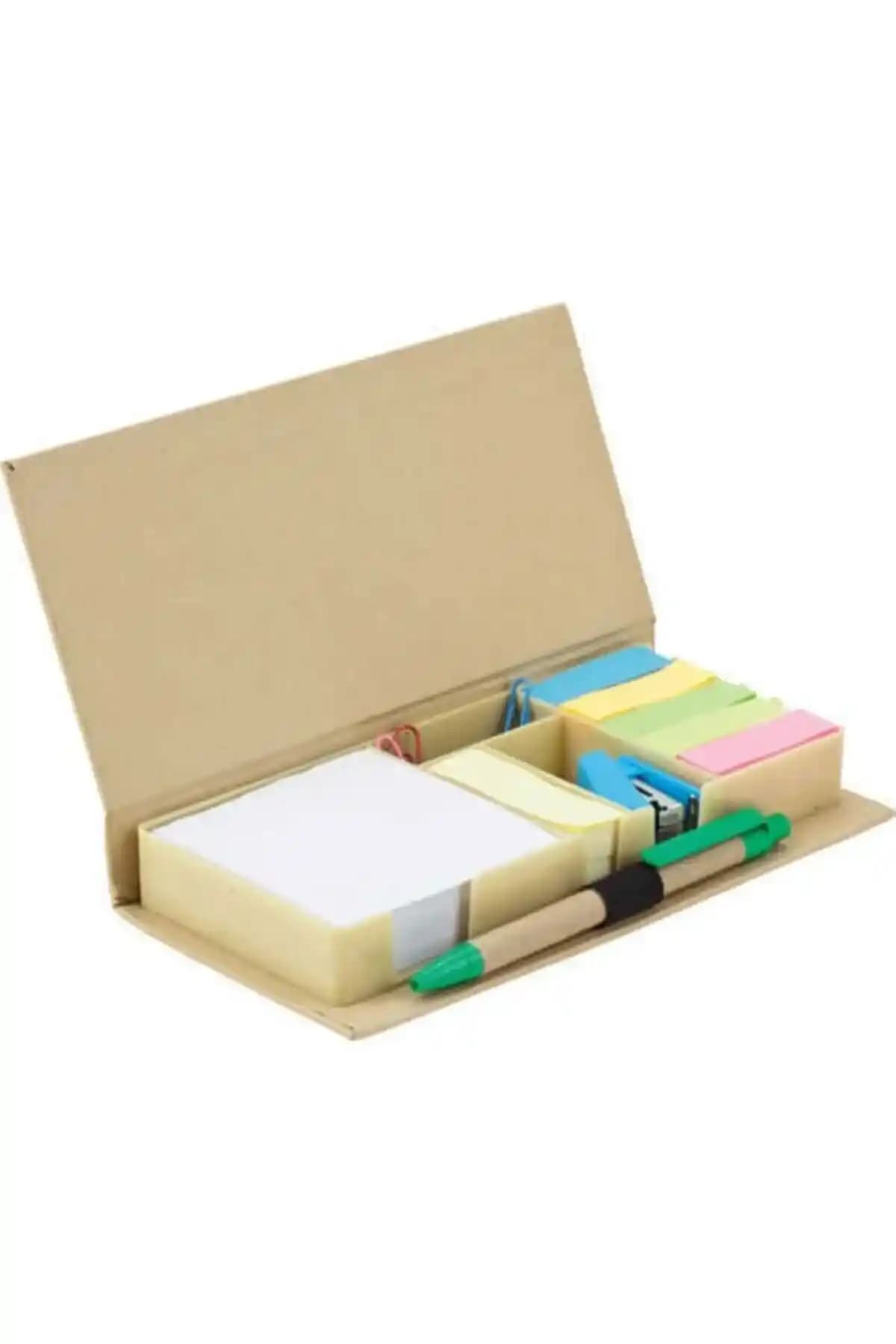 ETKİN Cetvelli Geri Dönüşümlü Küp Blok ve Yapışkanlı Post-it Notluk Seti İncelenmesi ve Özellikleri