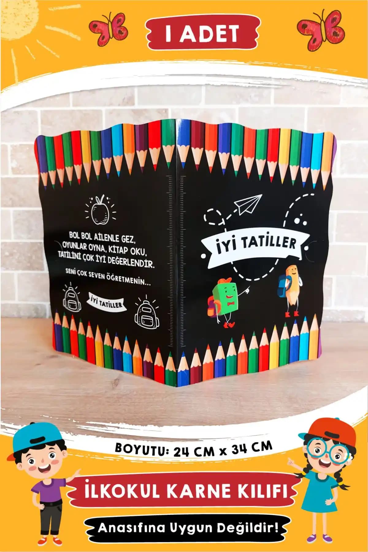 Etkinlikdenizi Kalemli Karne Kabı Kılıfı: Dayanıklı ve Pratik Eğitim Aksesuarı