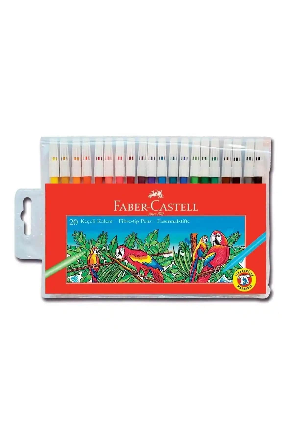2025'te Faber Castell 20 Renkli Keçeli Kalem Seti ile Yaratıcılığınızı Keşfedin