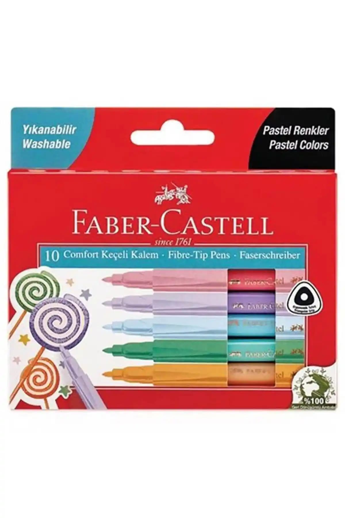 Faber Castell Comfort Keçeli Boya Kalem Seti: Pastel Renklerle Yaratıcılığı Destekleyen Ürün