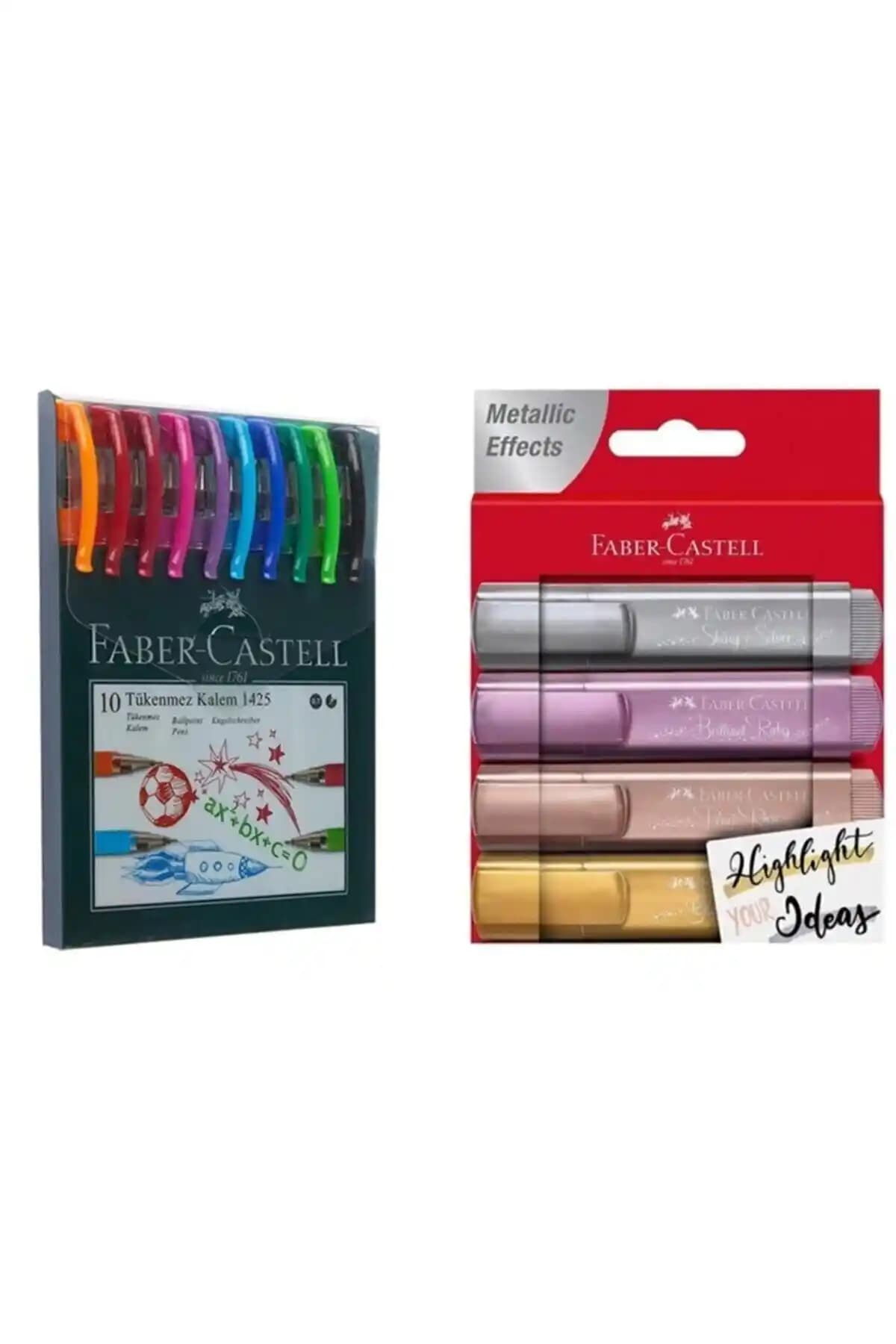 Faber Castell Kalemleri: Metalik Fosforlu ve Tükenmez Kalem Setleri ile Yaratıcılığı Artırın