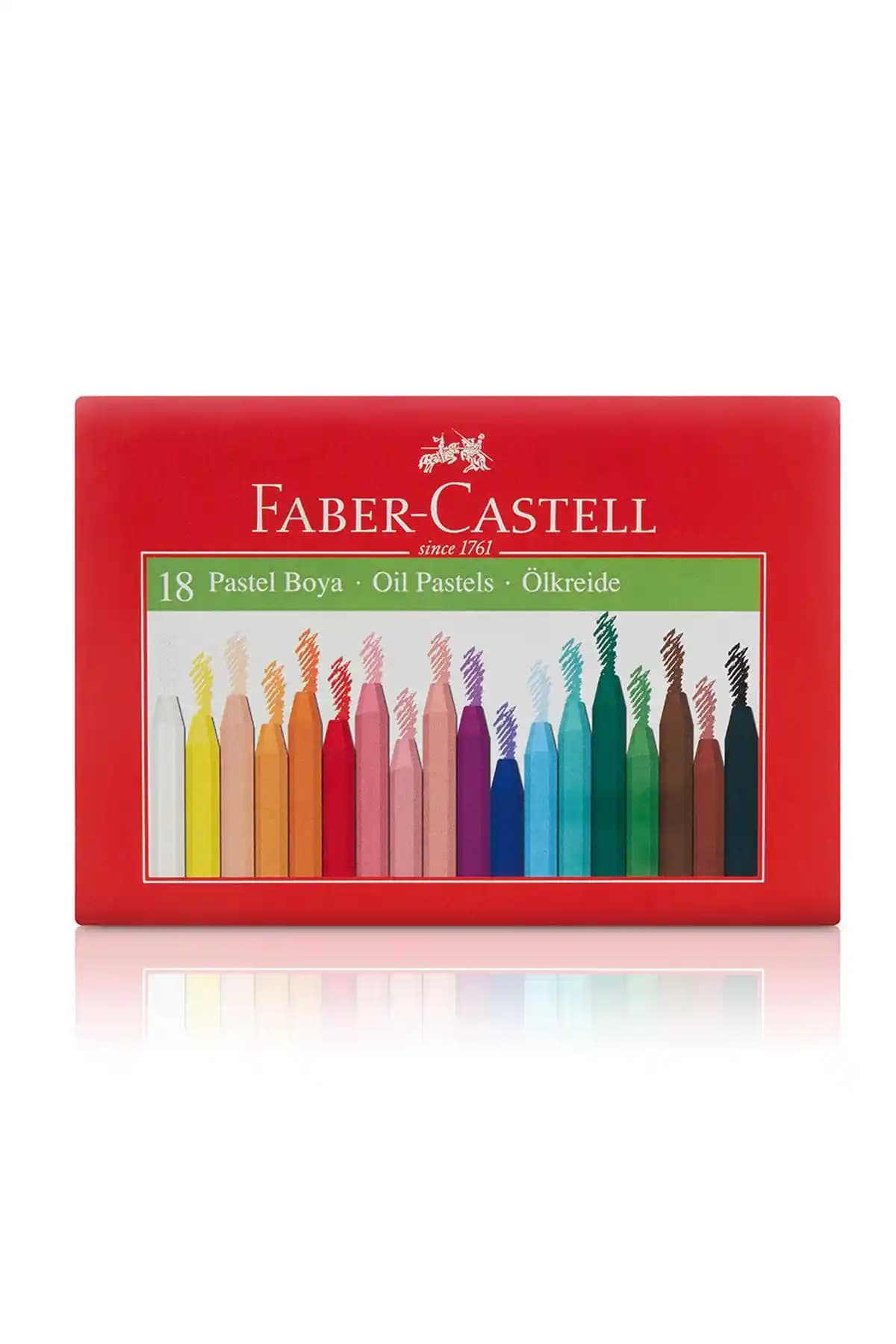 Faber Castell Pastel Boya 18 Renkli Set: Yaratıcı Sanat Çalışmaları İçin Güçlü ve Güvenilir Malzeme