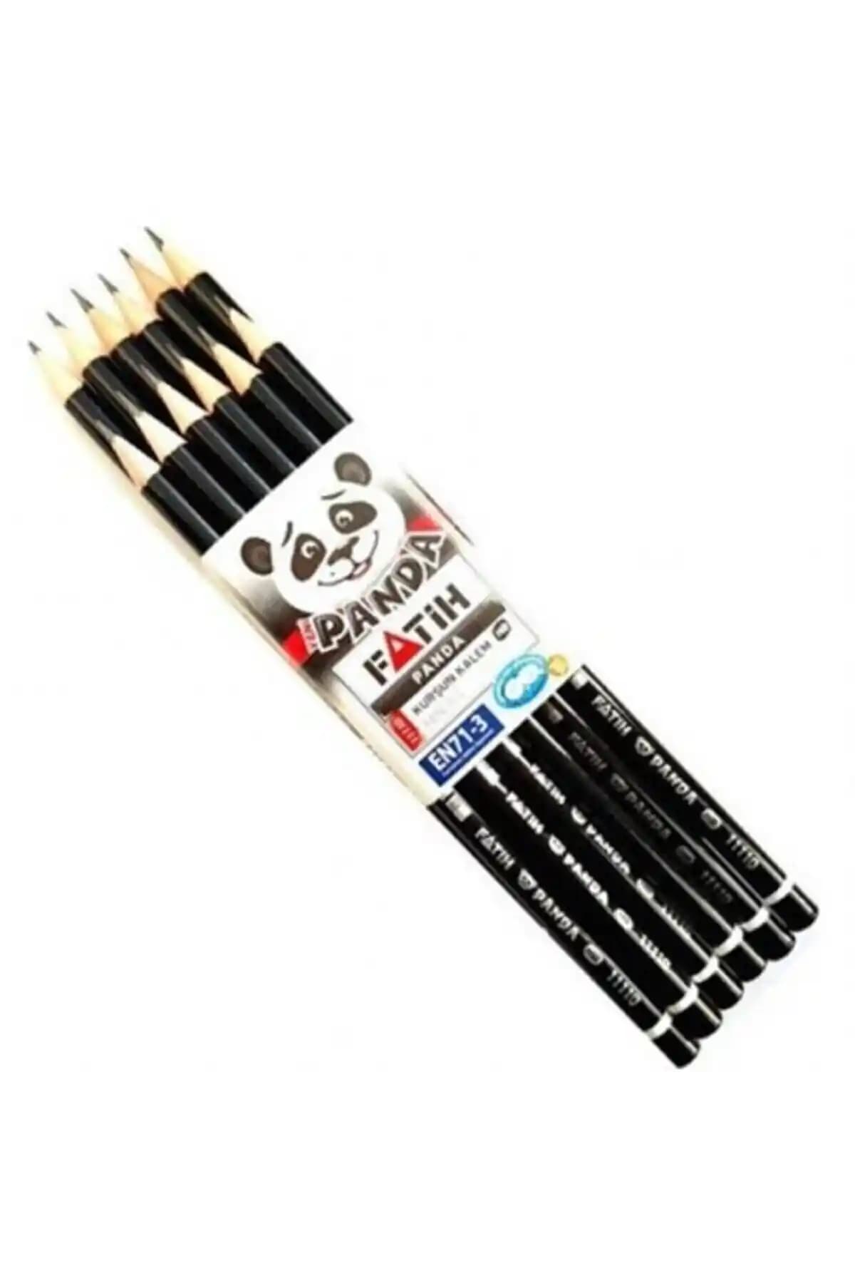 Fatih Panda Yuvarlak Kurşunkalem 12'li – Yumuşak Yazım ve Uzun Ömürlü Kullanım