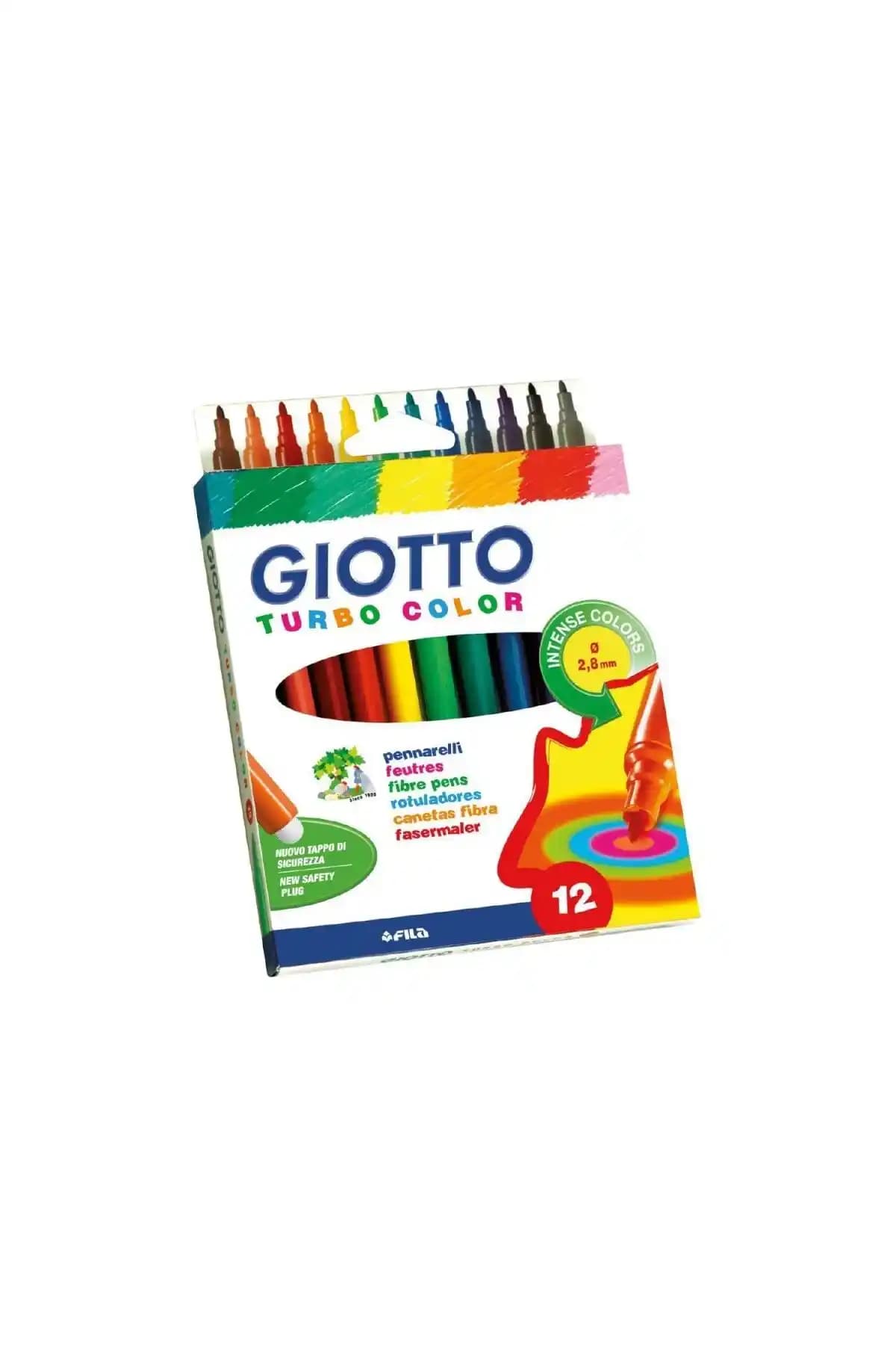 Genel Markalar 12'li Turbo Color Keçeli Boya Seti Yaratıcı Sanat Aktiviteleri İçin