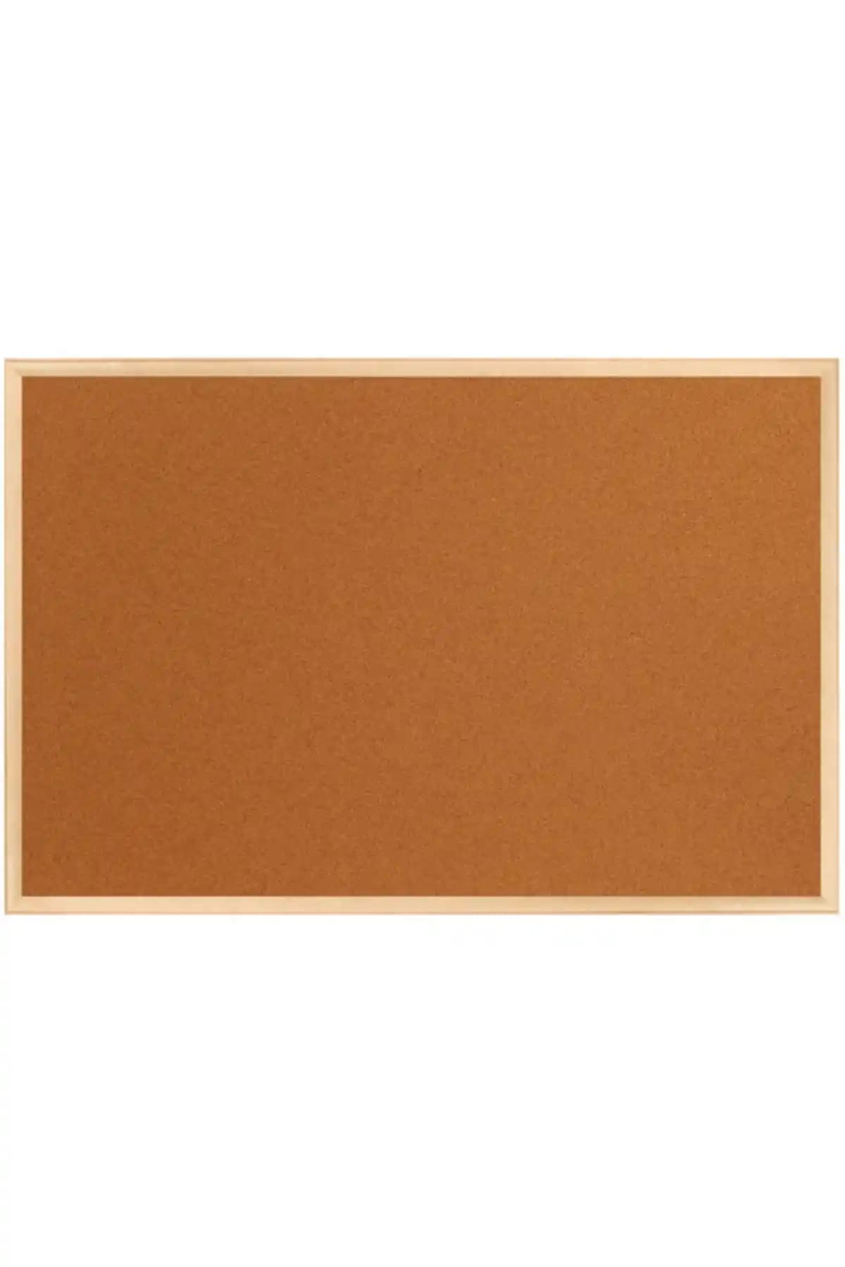 Genel Markalar 60x90 cm Ahşap Çerçeveli Mantar Pano ile şık ve fonksiyonel düzenleme alanı