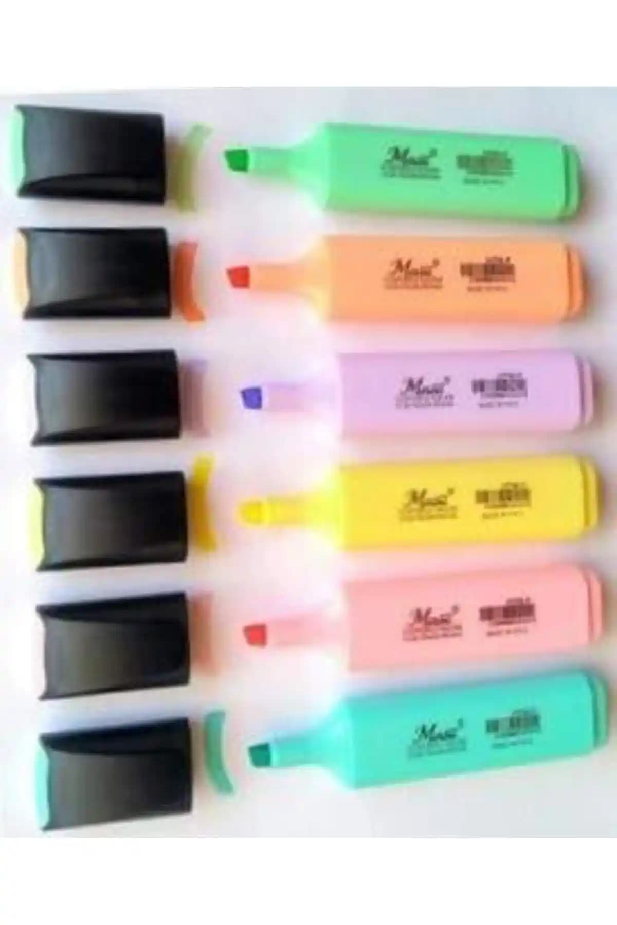 Genel Markalar Pastel Renk Kalem 6'lı Seti Yaratıcılığı Artıran Yüksek Kaliteli Kırtasiye Ürünü