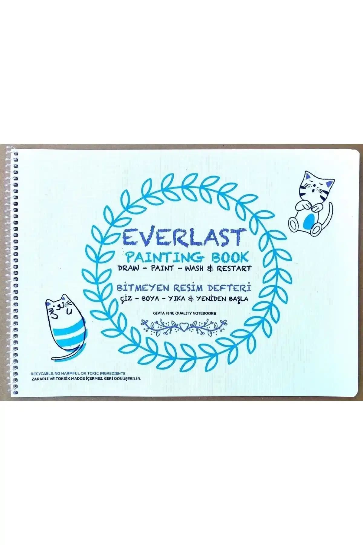 Gıpta Yıkanabilir Resim Defteri 25x35 Orta Boy Dayanıklı ve Çevre Dostu Tasarım