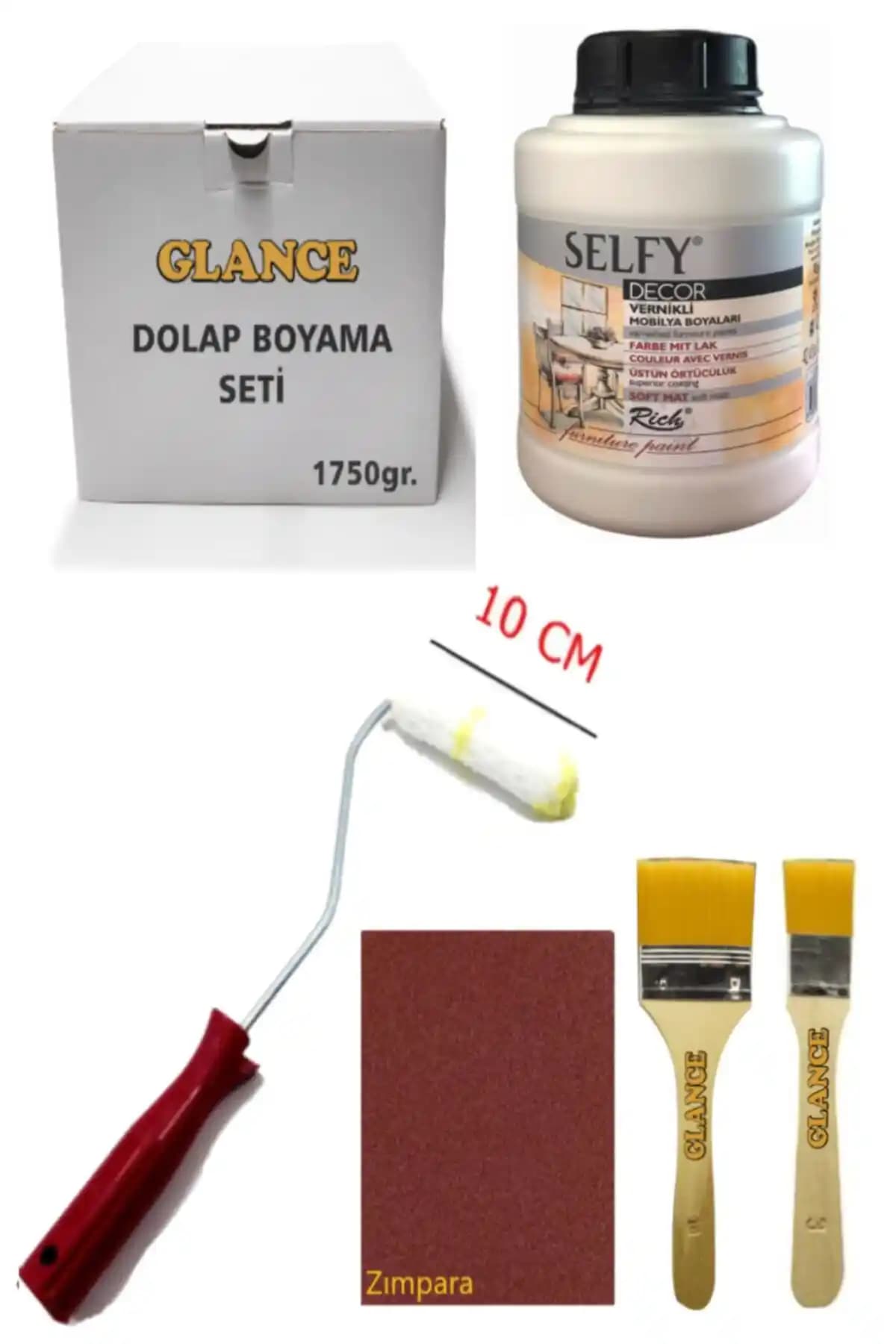 GLANCE Rich Selfy Decor Antik Beyaz Vernikli Boya: Yüksek Kapatıcılık ve Kolay Uygulama Özelliğiyle Dekorasyon Tercihi