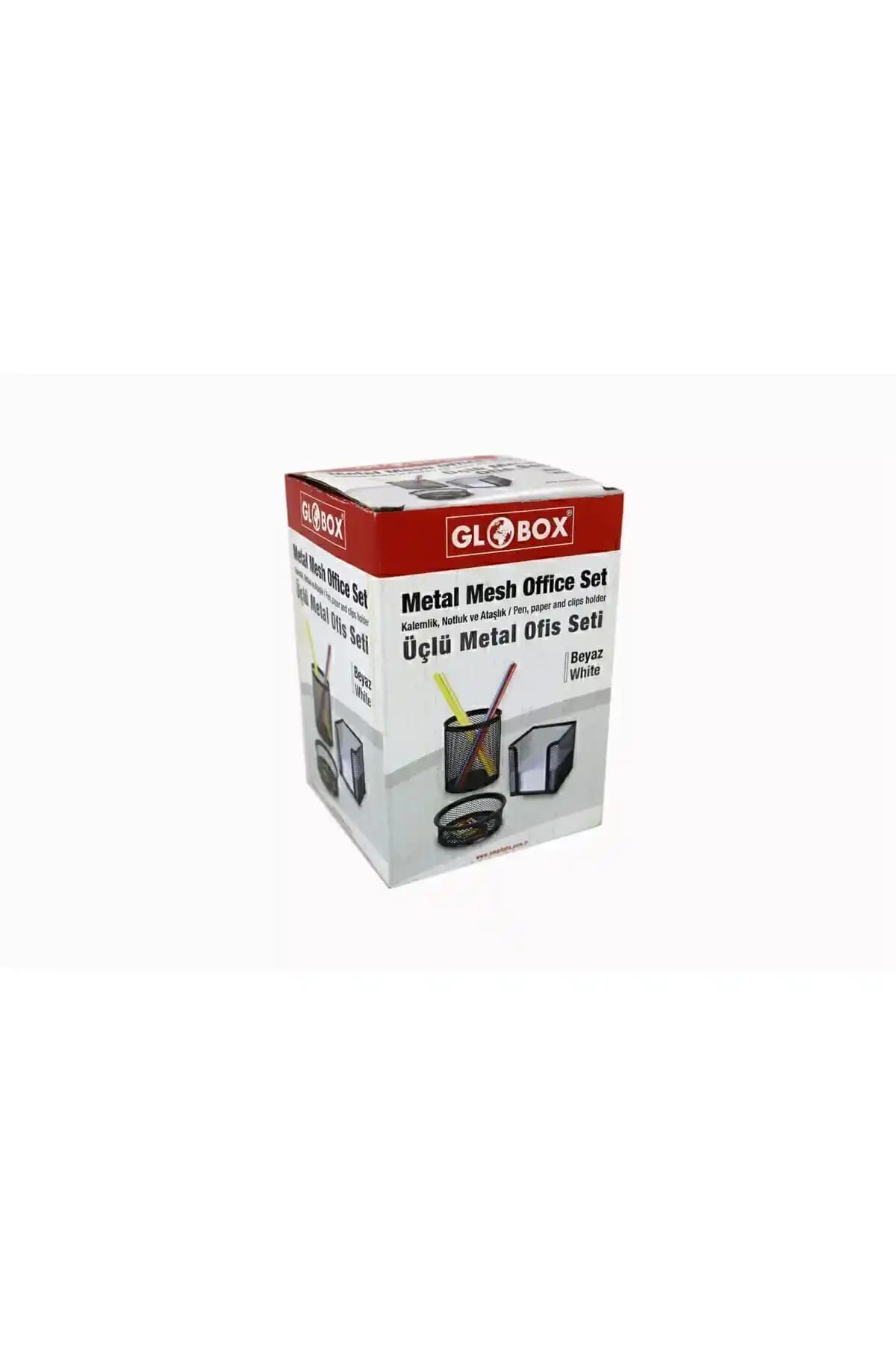 Globox Metal Kalemlik Seti: Şık ve Dayanıklı Ofis Düzenleme Çözümü