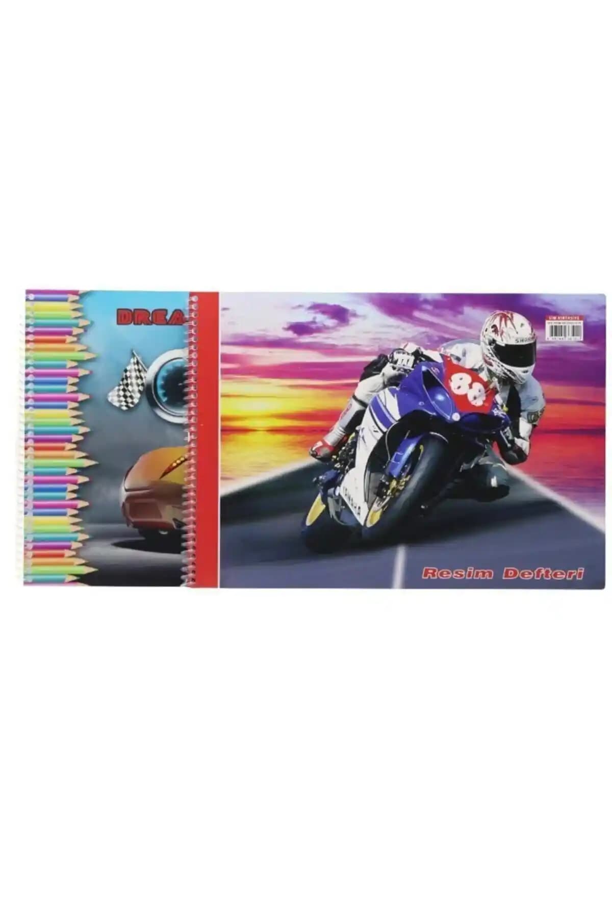 Güntem Sim Spiralli Resim Defteri: Geniş Alan ve Dayanıklı Yapı ile Yaratıcı Çalışmalar