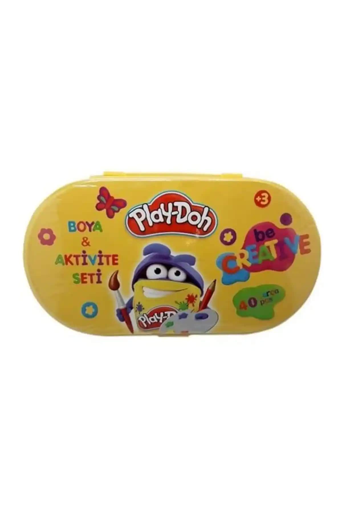 Hasbro Play-Doh Kırtasiye Seti 40 Parça Çocuklar İçin Yaratıcılık ve Eğlence