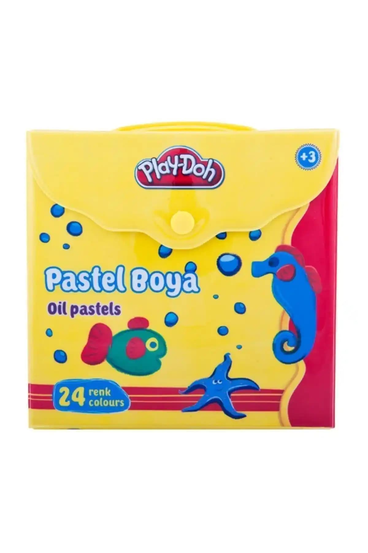 Hasbro Play-doh Pastel Boya Çantalı 24 Renk: Çocuklar İçin Sanat ve Yaratıcılık Seti