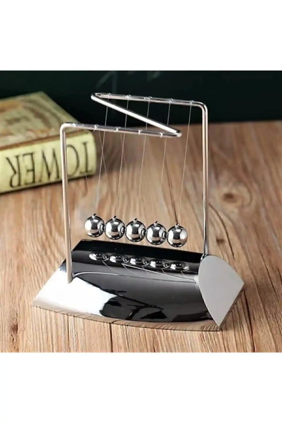 Hediyezen Masa Üstü Newton Denge Topları Büyük Boy Estetik ve Eğlence Bir Arada