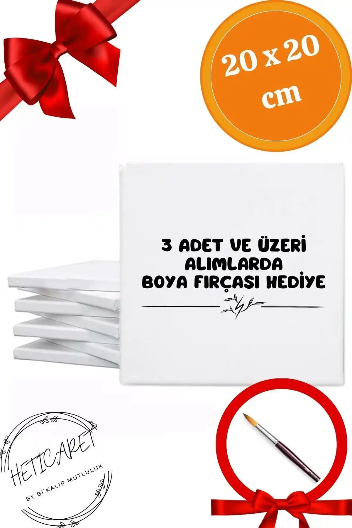 HETicaret 20x20 cm Küçük Resim Tuvali Yüksek Kalite ve Dayanıklılık Sağlar