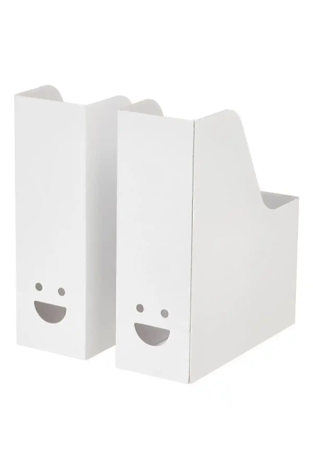 İKEA Karton Tjabba Gülen Yüz Seti: Ev ve Ofis İçin Ekonomik Düzenleme Çözümü