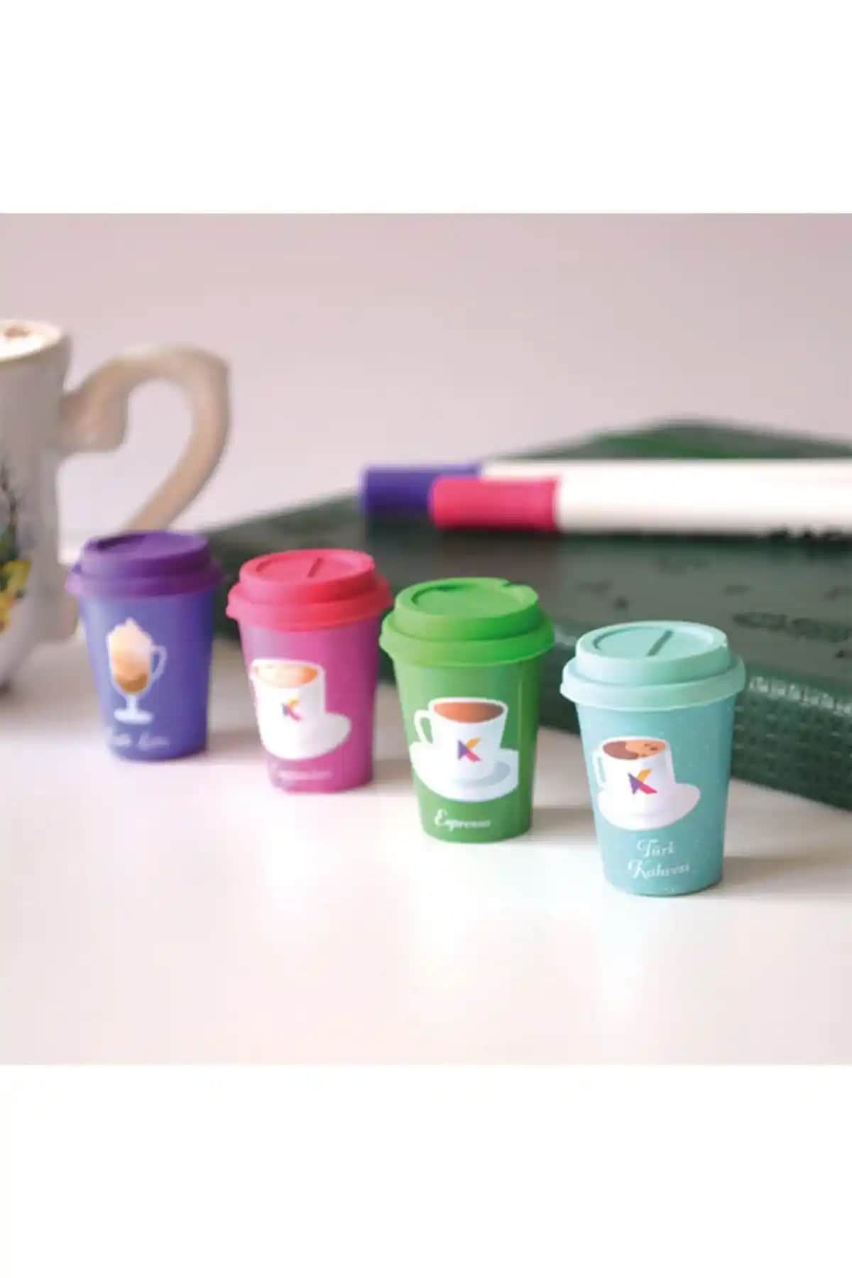 Kagito Kahve Temalı Silgi Seti: Eğlenceli ve Estetik Koleksiyon Parçası