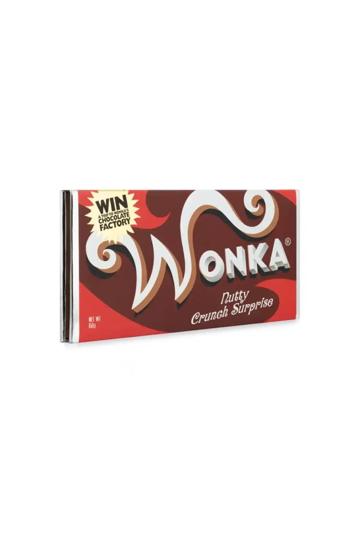 Mabbels Willy Wonka Çikolata Not Defteri Kırmızı Renkli Eğlenceli Tasarım