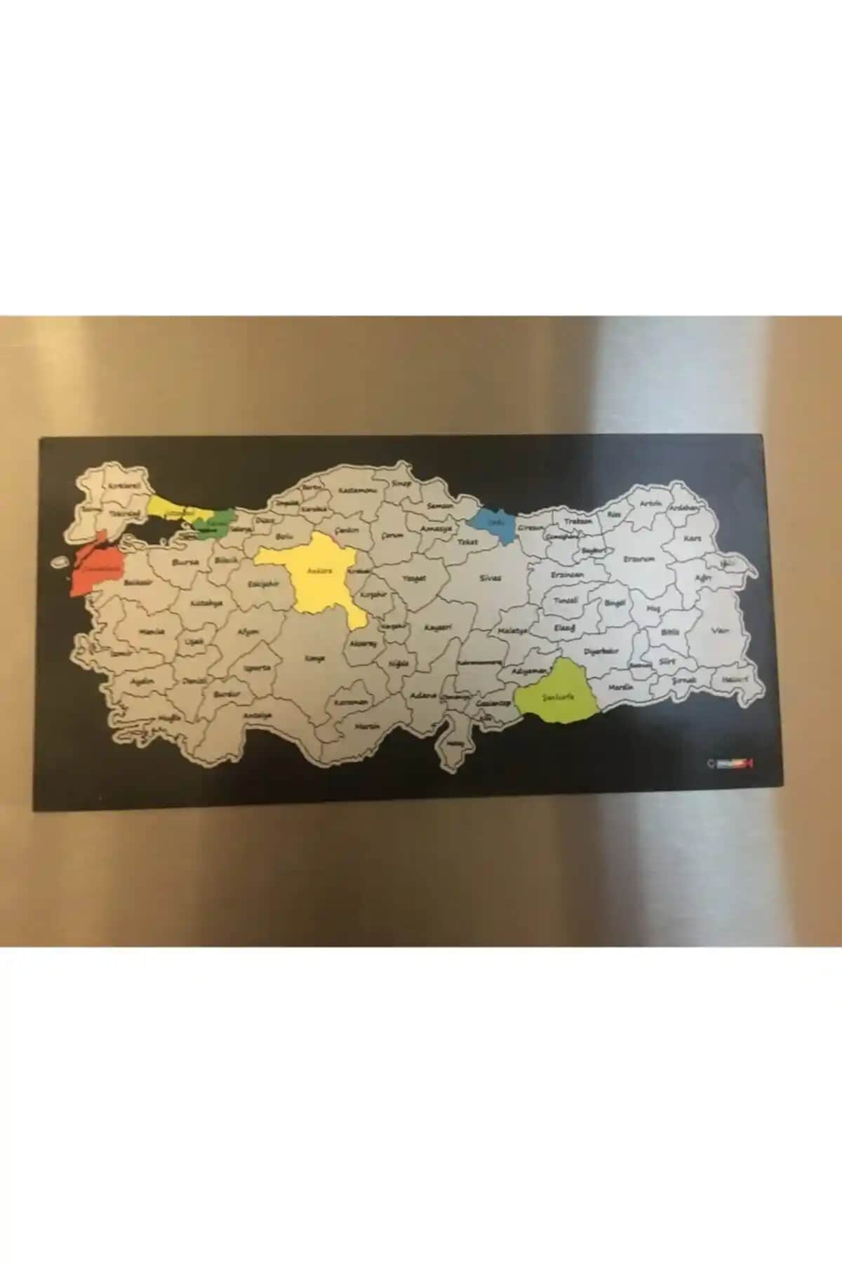 MapofX Gez Kazı Magnet Türkiye Haritası Çocuklar İçin Eğitici ve Eğlenceli Keşif Aracı