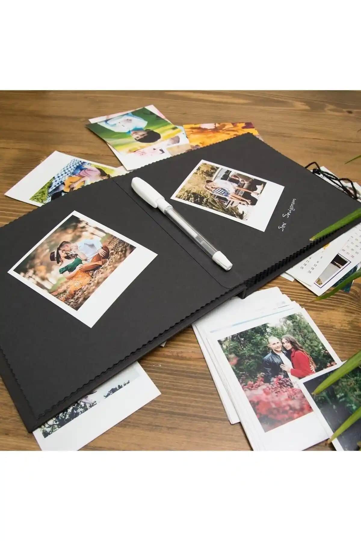 Marjinal Hediyelik Anı Defteri: Şık Tasarım ve 20 Fotoğraf Hediyesi ile Anılarınızı Saklayın