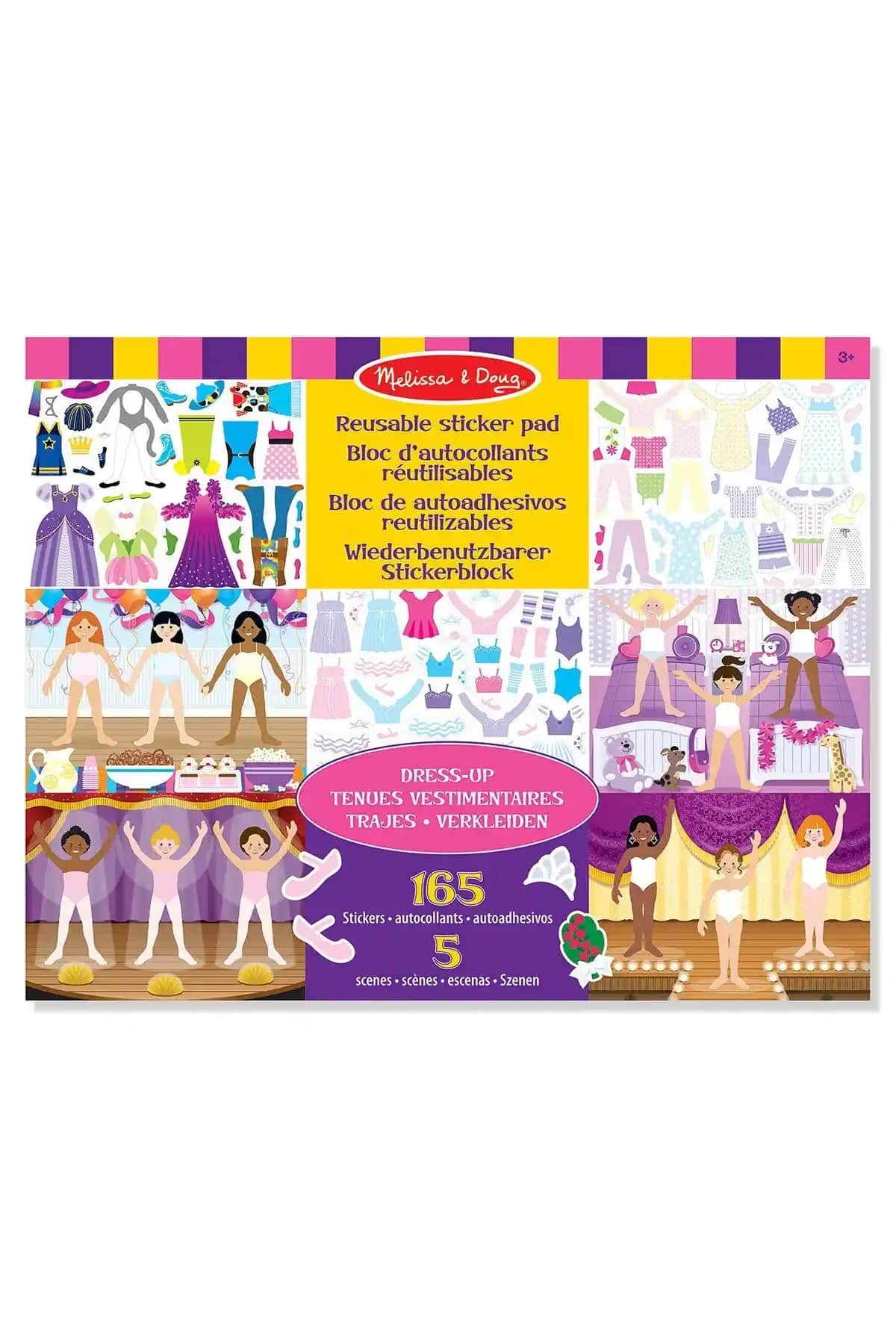 Melissa & Doug Tak Çıkar Çıkartma Kitabı ile çocukların yaratıcılığını ve ince motor becerilerini geliştirin