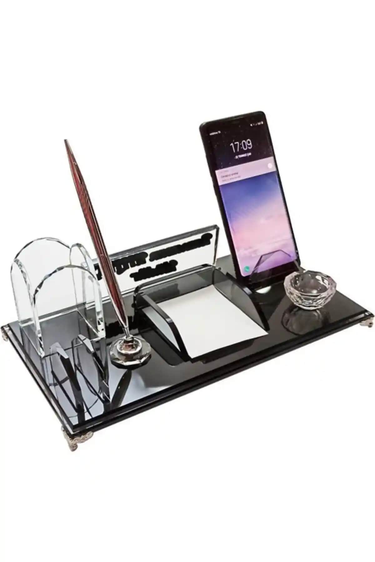 Mert Reklam Kristal Masa İsimliği: Şık ve Dayanıklı Kurumsal Masa Aksesuarı