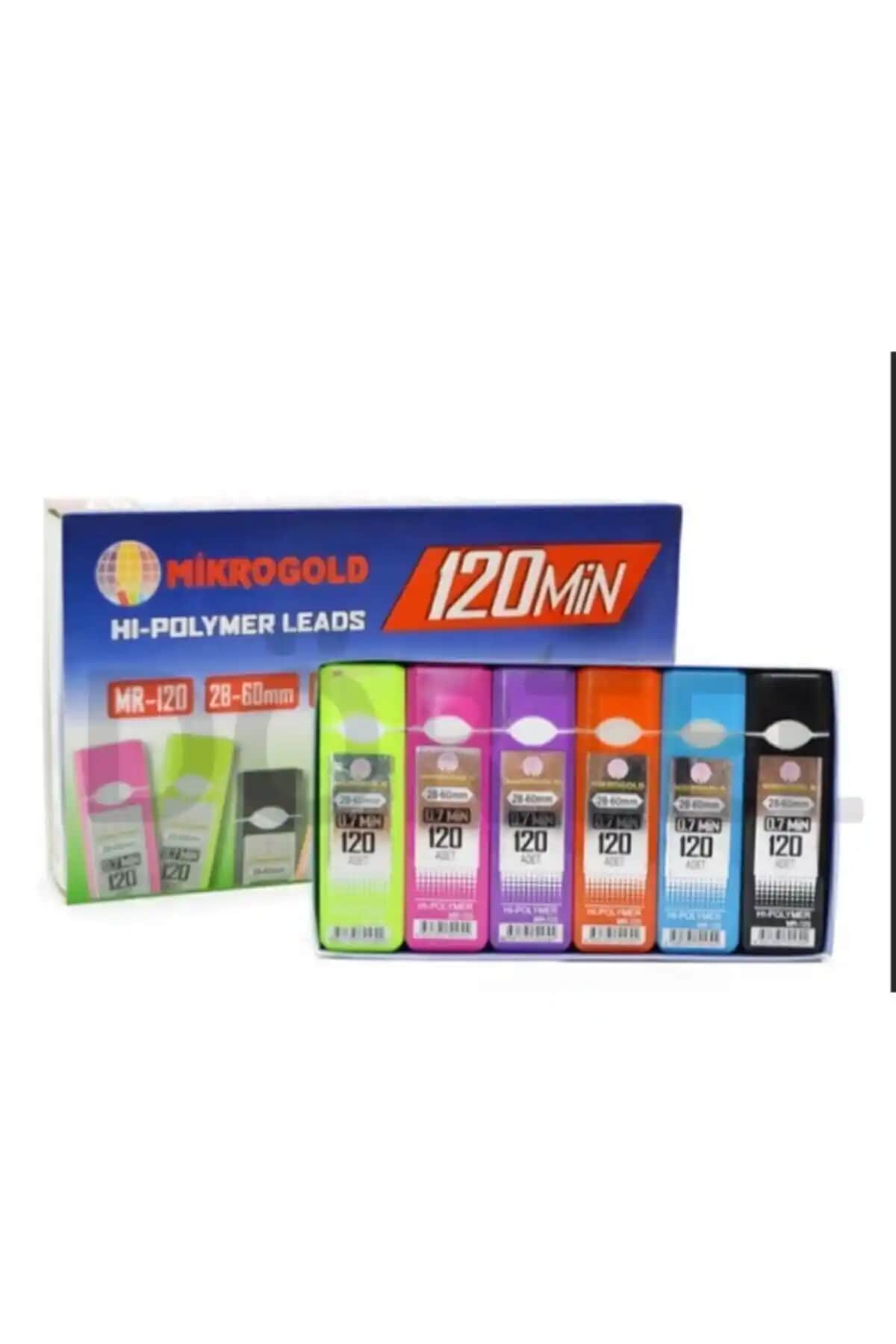 Mikrogold 0.7 mm Kalem Ucu 120'li Kutusu Yüksek Kalite ve Uygun Fiyatlı Seçenek