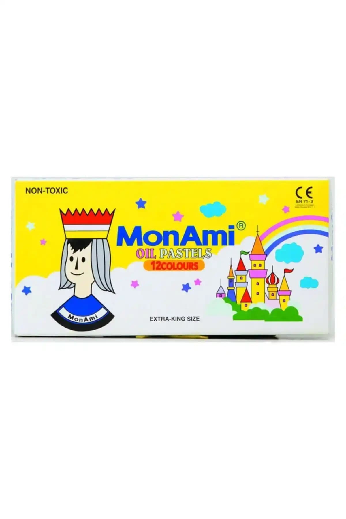 Monami 12 Renk Pastel Boya: Yüksek Kaliteli Canlı Renkler ve Kullanım Kolaylığı