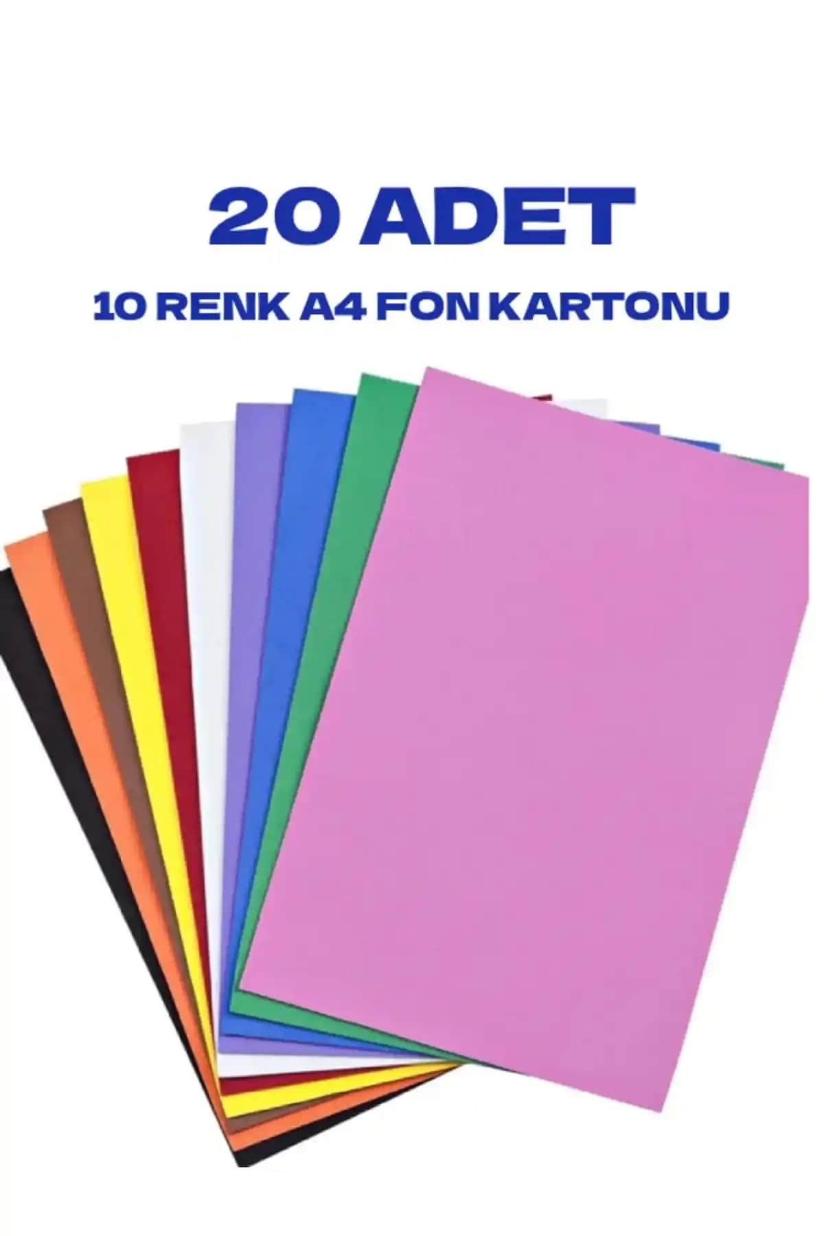 Nistabolje Renkli Fon Kartonu Setiyle Çocukların Yaratıcılığına Katkı Sağlayan Çok Yönlü Malzeme