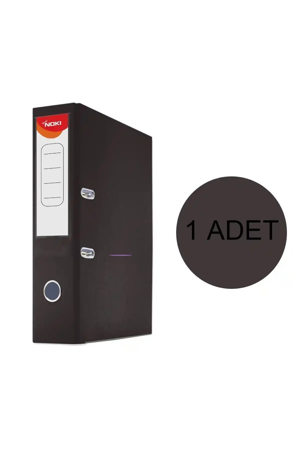 Noki Geniş Plastik Klasör Siyah Ofis ve Ev Kullanımı İçin Dayanıklı ve Şık Çözüm