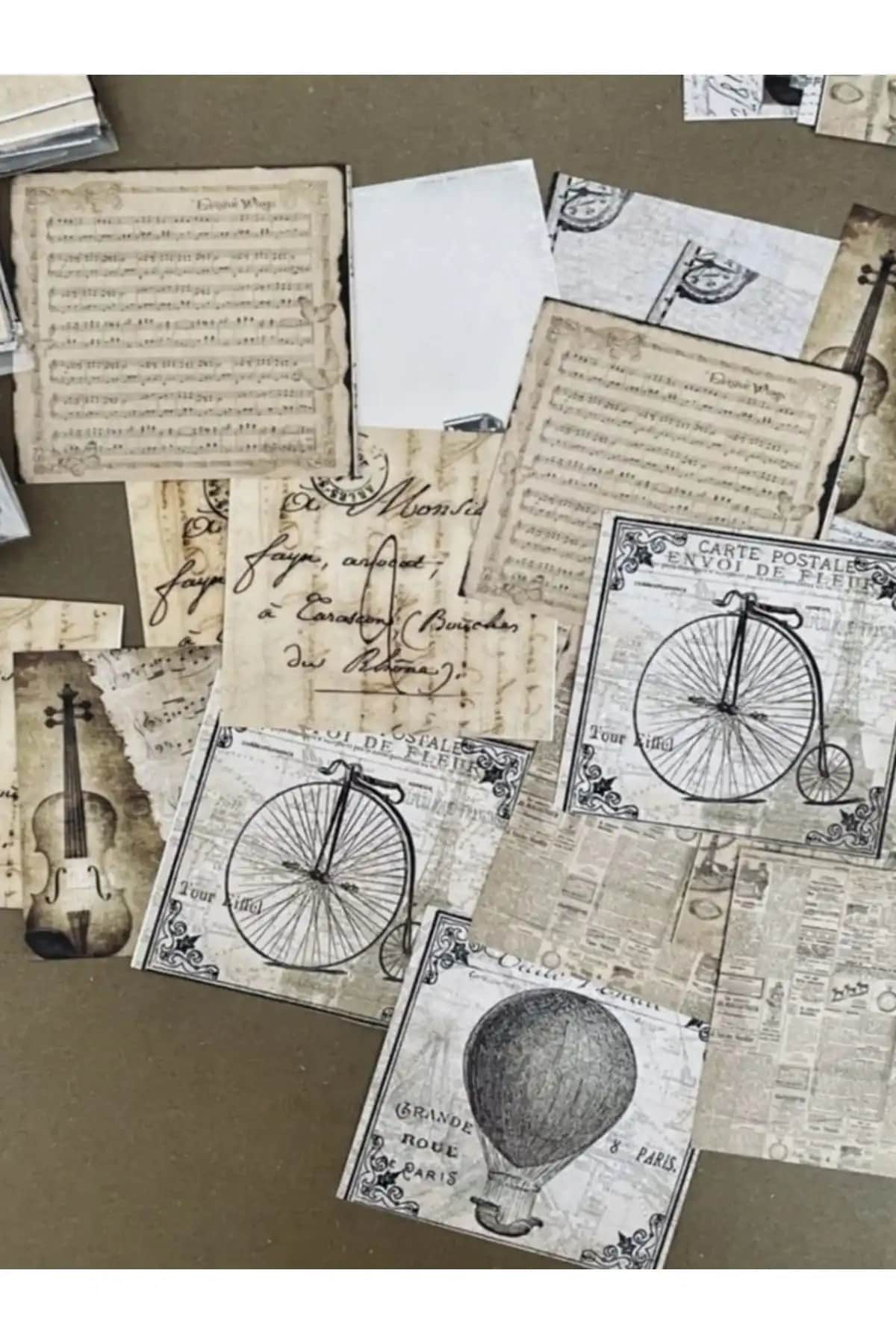 Nova Crafts Vintage Kağıtlar Yaratıcı Projeleriniz İçin Kaliteli ve Estetik Seçenekler