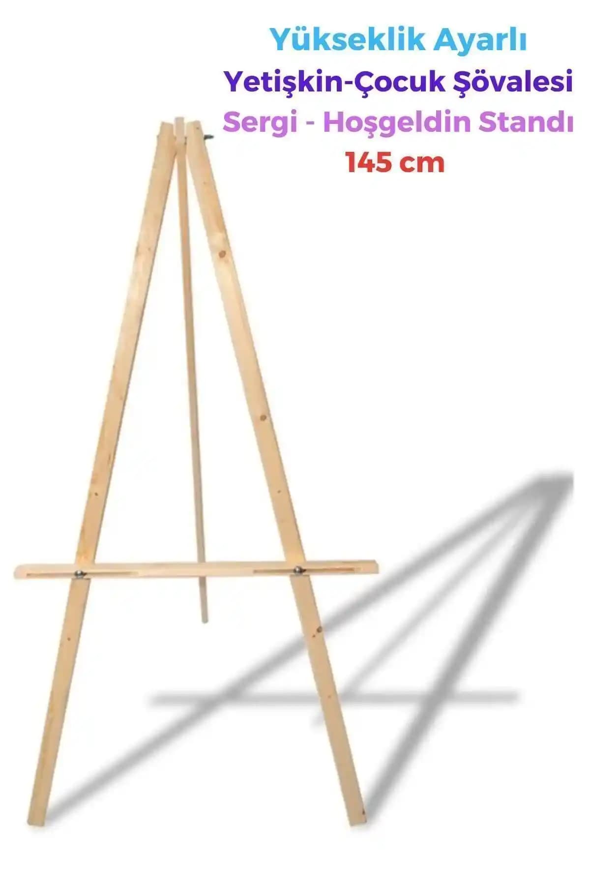 O&S Ahşap Ayarlı Şövale: Çok Yönlü ve Dayanıklı Sanat ve Hobi Ekipmanı