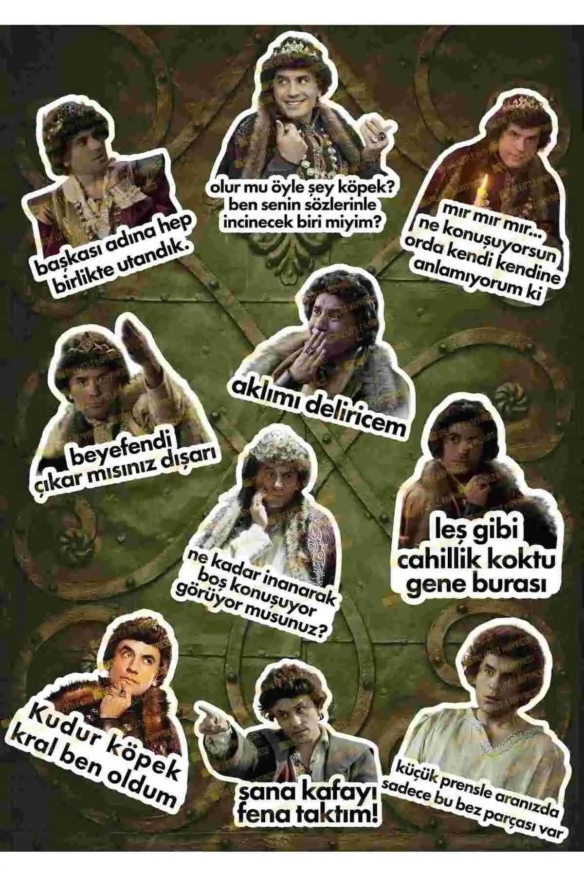 One Little Happiness Prens Dizisi Sticker Seti Yüksek Kaliteli Dekoratif Çıkartmalar