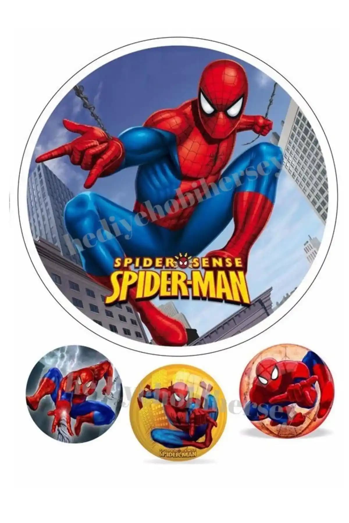 Örümcek Adam Temalı Yenilebilir Pasta Resmi: Kolay ve Canlı Renklerle Pasta Dekorasyonu