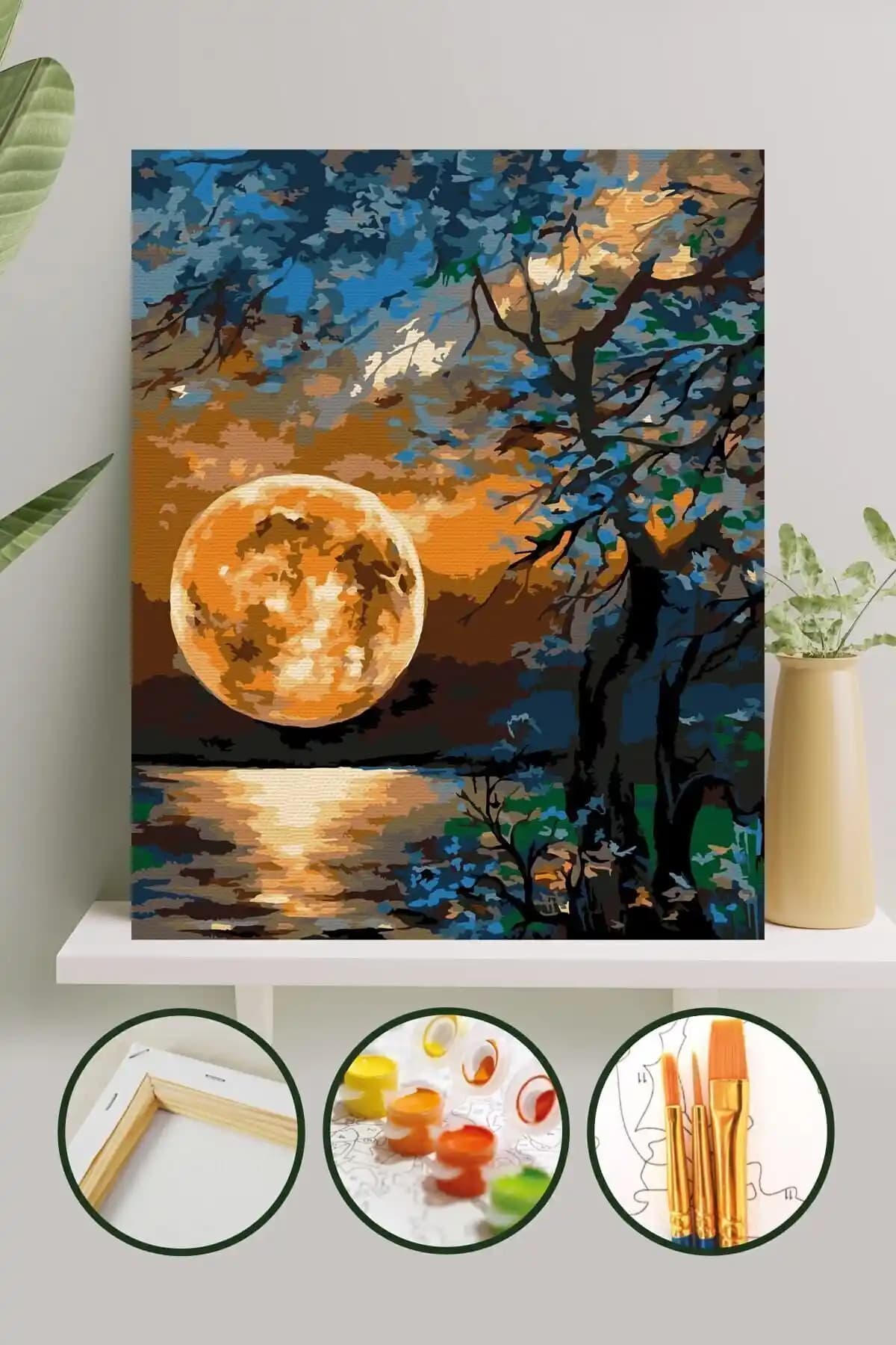 Palmiye Hobi Sanat Sayılarla Boyama Tuval Seti: Yaratıcı ve Eğlenceli Hobi Çözümü