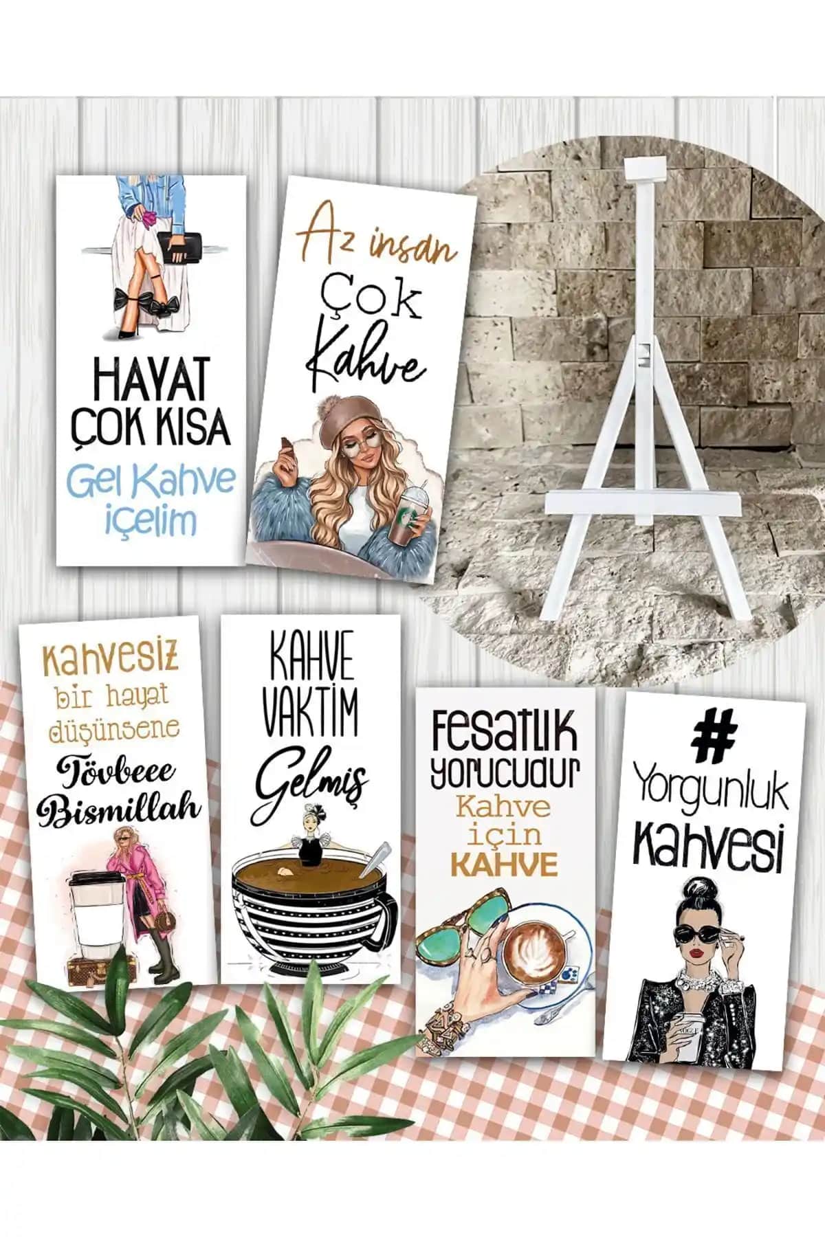 Pankart Evi Karışık Kahve Motto 6'lı Sunum Kartı ve Ayaklık İnceleme ve Kullanım Rehberi