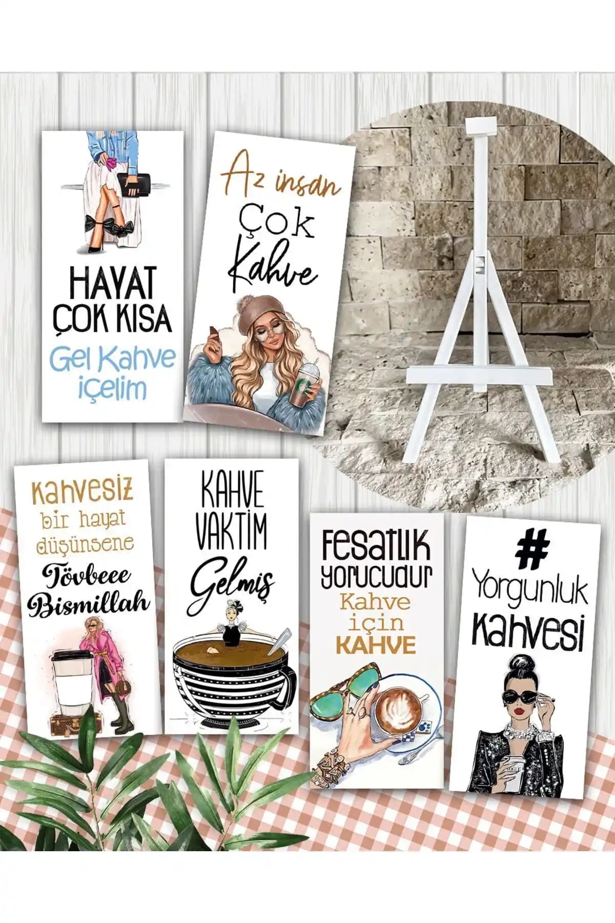 Pankart Evi Karışık Kahve Motto 6'lı Sunum Kartı ve Ayaklık İnceleme ve Kullanım Rehberi