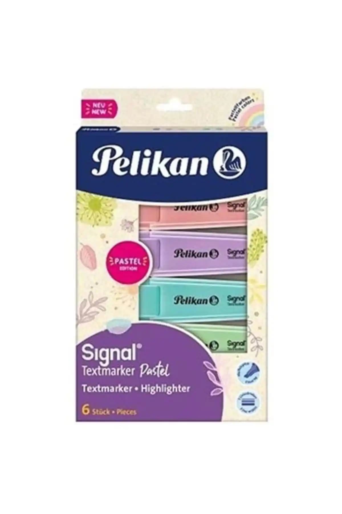 Pelikan 6’lı Pastel Fosforlu İşaretleme Kalemi Seti Renkli ve Dayanıklı Tasarım