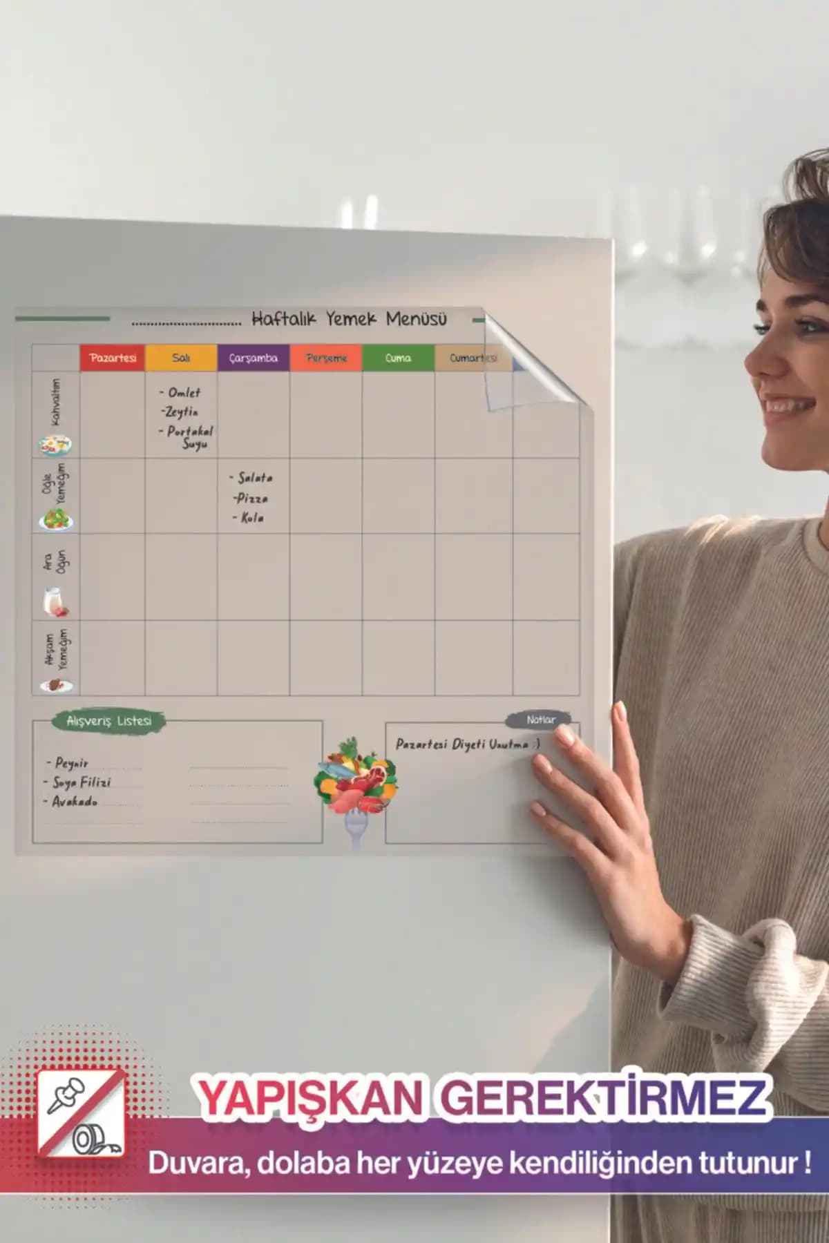 Pi Papers Haftalık Yemek Planlayıcı ve Çok Yönlü Akıllı Kağıt Çözümü