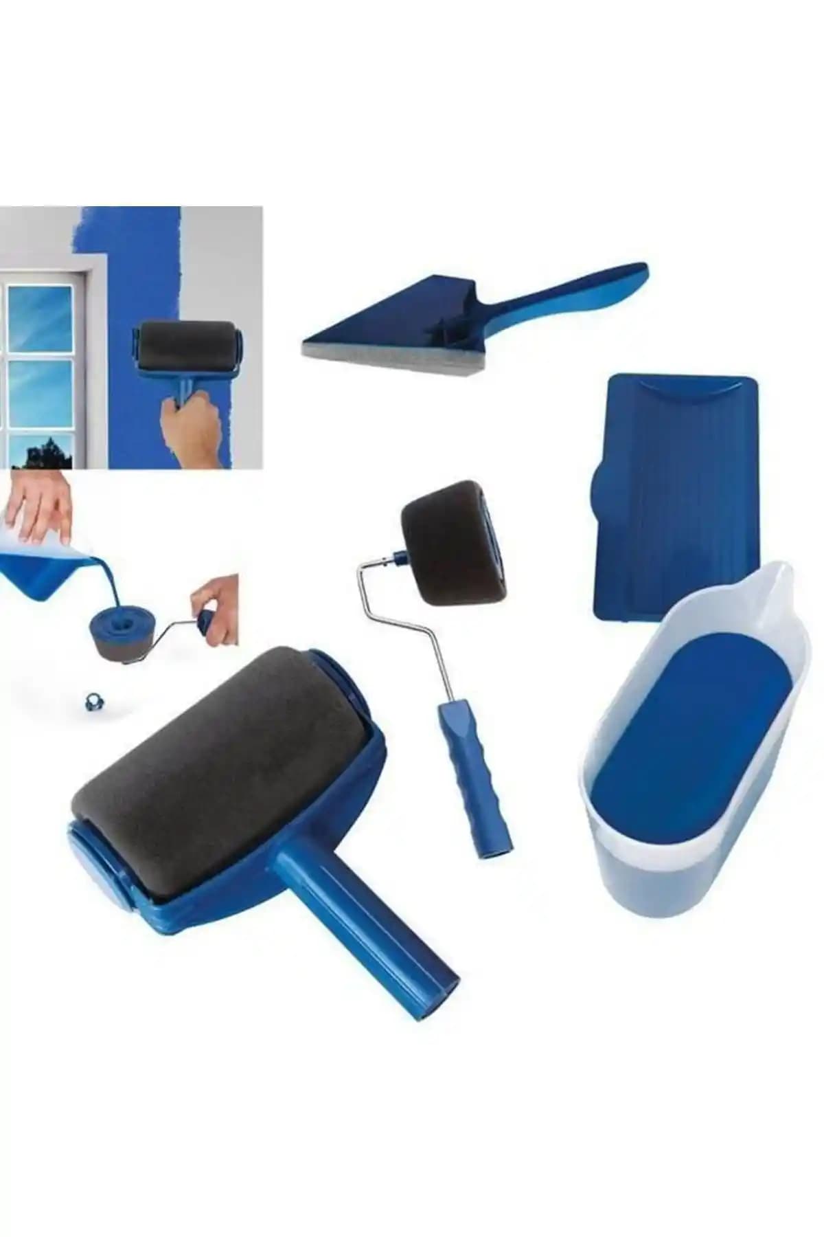 Pratik Paint Roller Damlatmayan Boya Rulosu Seti ile Hızlı ve Temiz Boyama Deneyimi