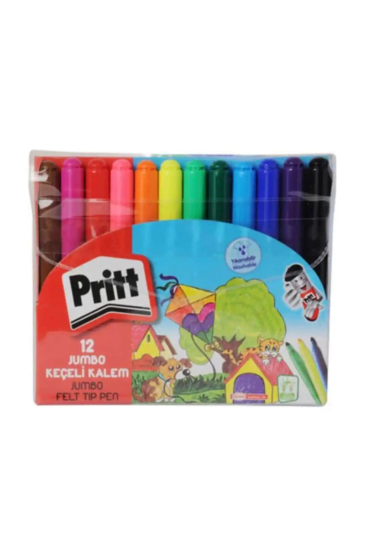2025'te Pritt Jumbo Keçeli Kalem 12'li ile Yaratıcılığınızı Zirveye Taşıyın