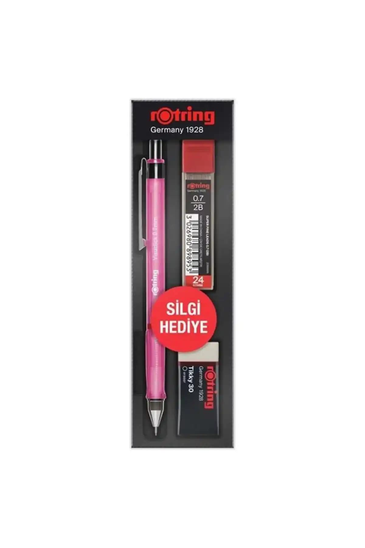 Rotring Visuclick Versatil 0,7 mm Pembe Okul ve Sanat Kalemi Seti