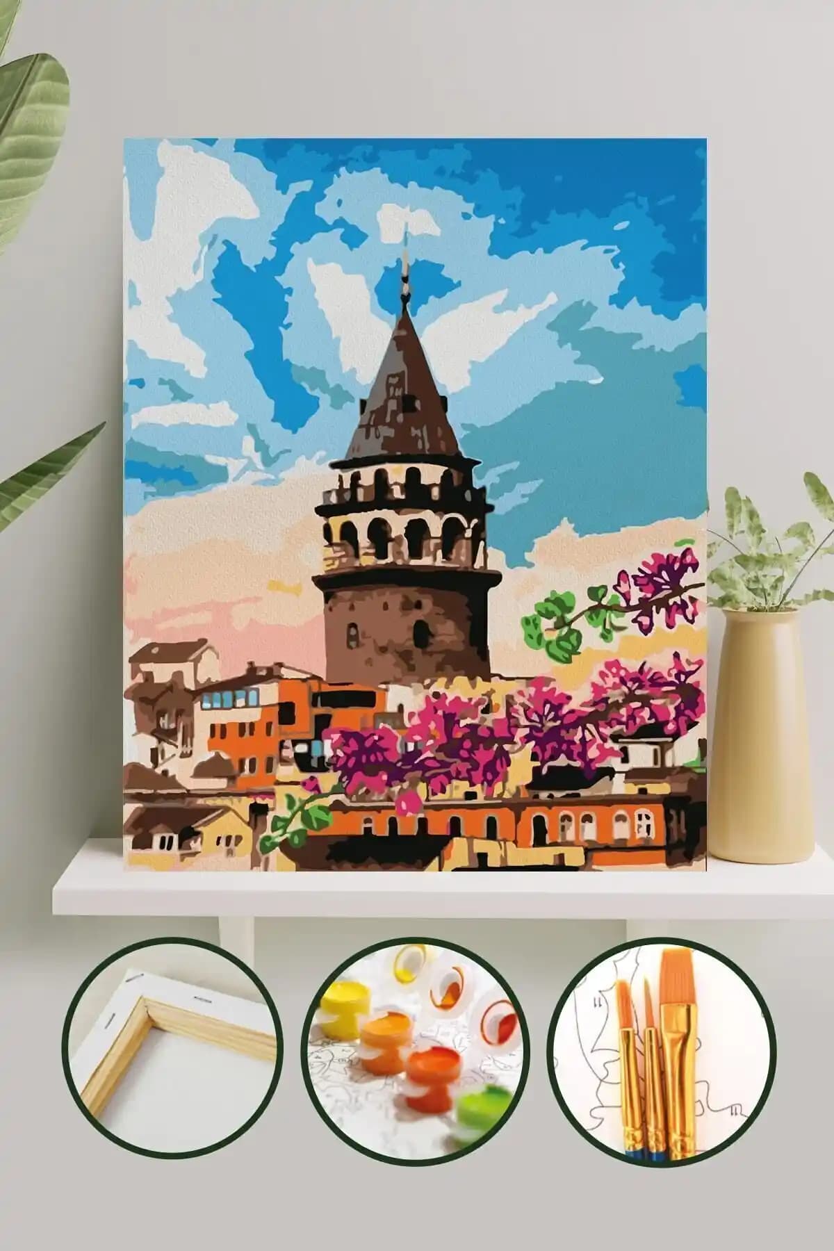 Sayılarla Boyama Tuval Seti: Çocuklar ve Gençler İçin Yaratıcı Sanat Deneyimi