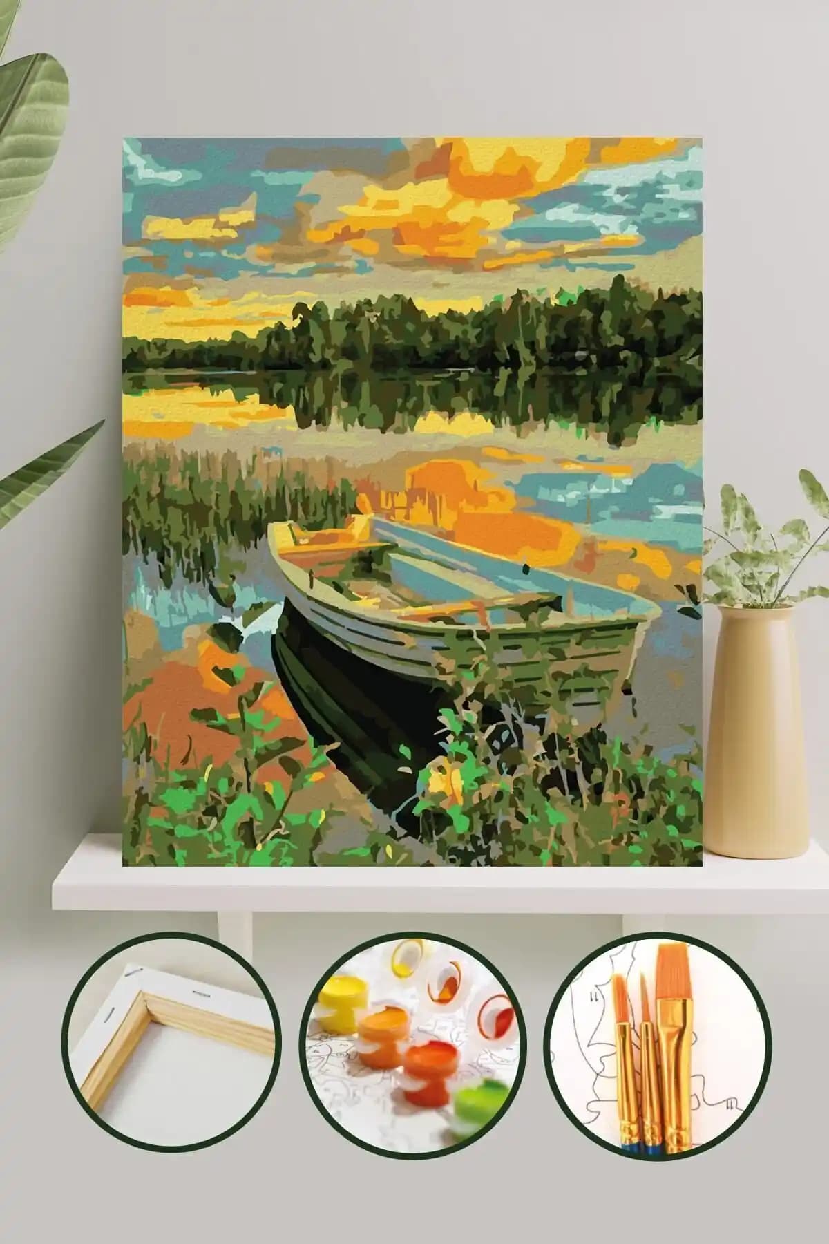 Sayılarla Boyama Tuval Seti ile Yaratıcılığı Geliştirmenin En Eğlenceli Yolu