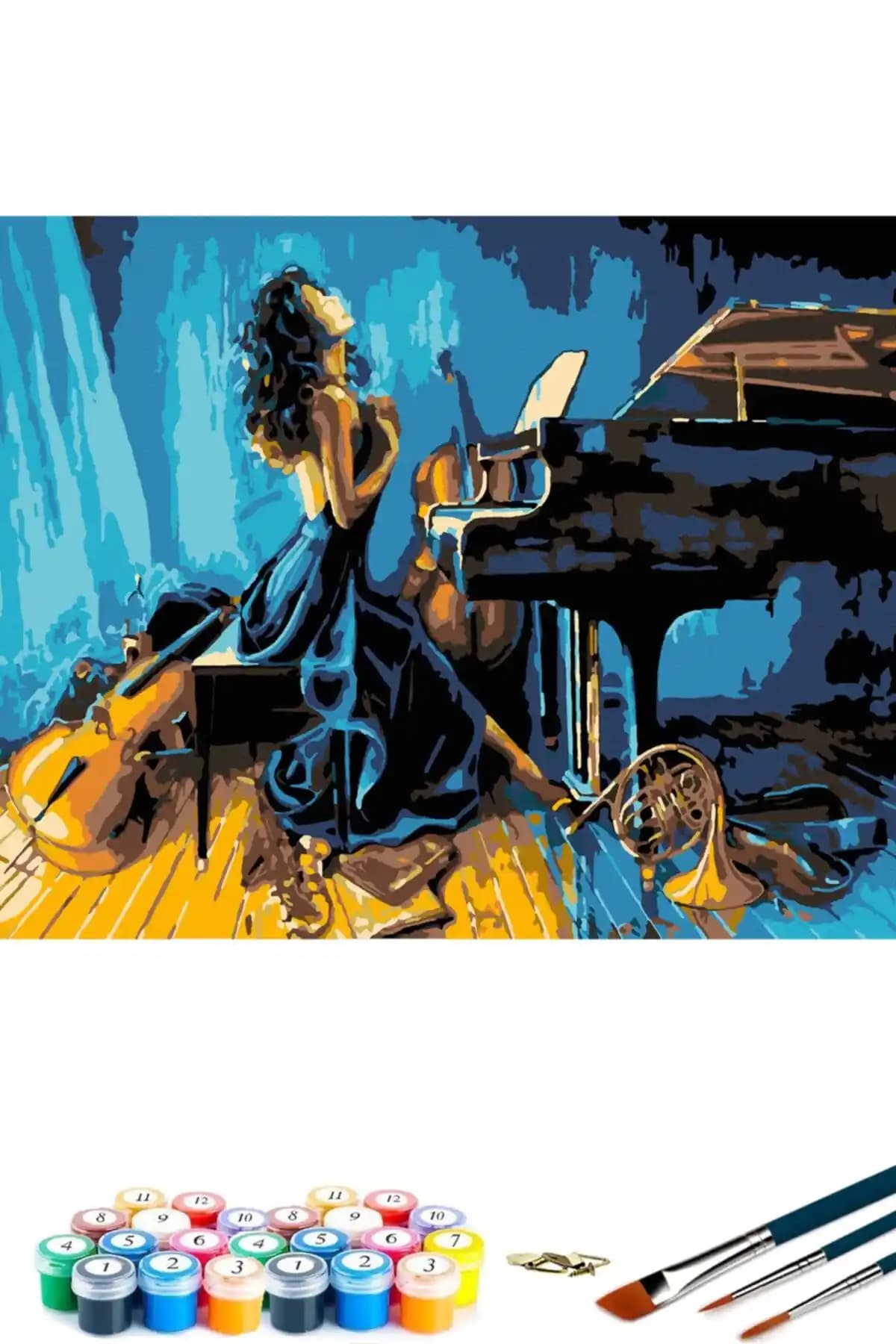 Sayılarrla Boyama Tablo Seti: Çocuklar ve Yetişkinler İçin Yaratıcı Sanat Deneyimi