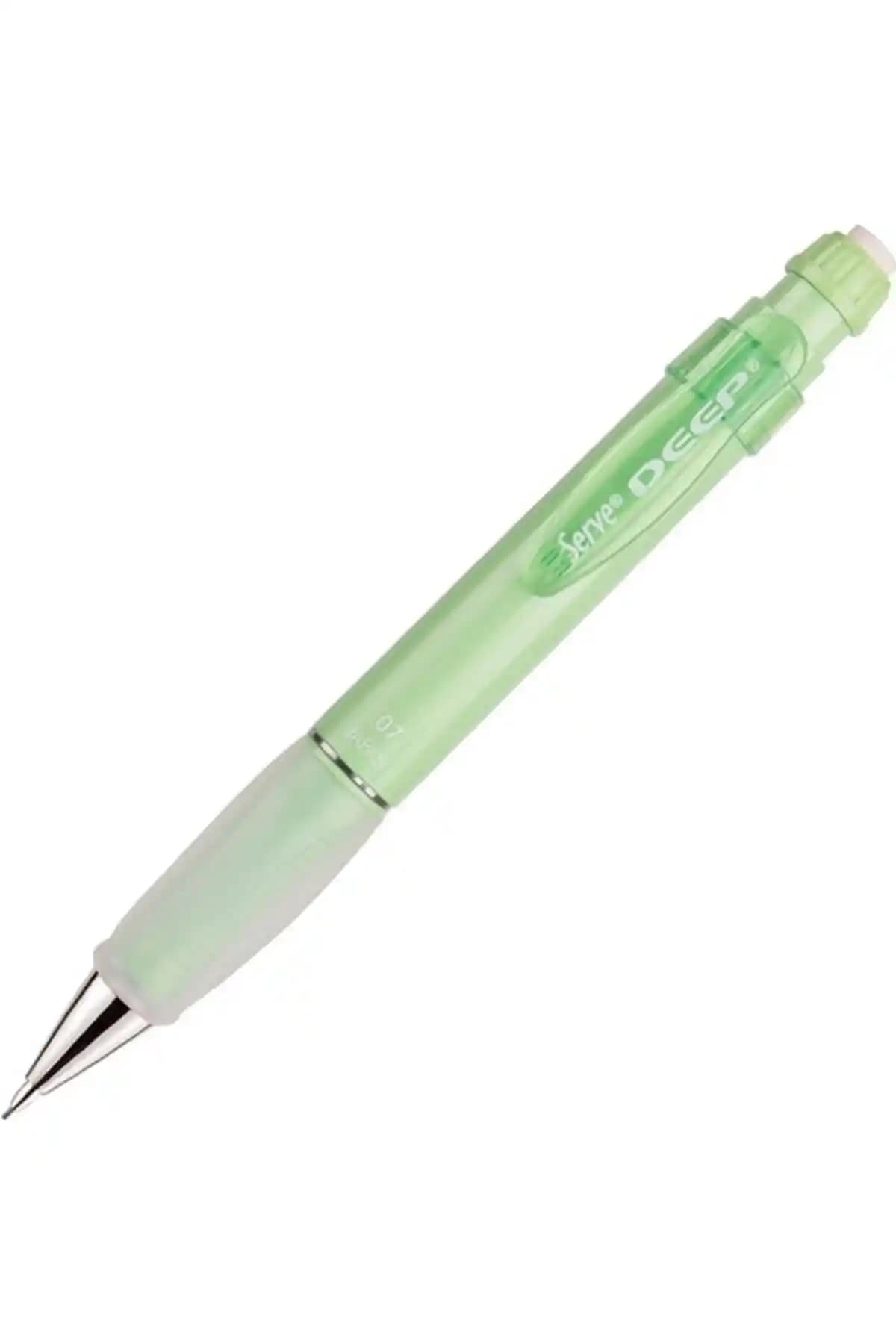 Serve Deep 0.7 mm Mekanik Kurşun Kalem Elma Yeşili: Dayanıklı ve Ergonomik Yazım Aracı