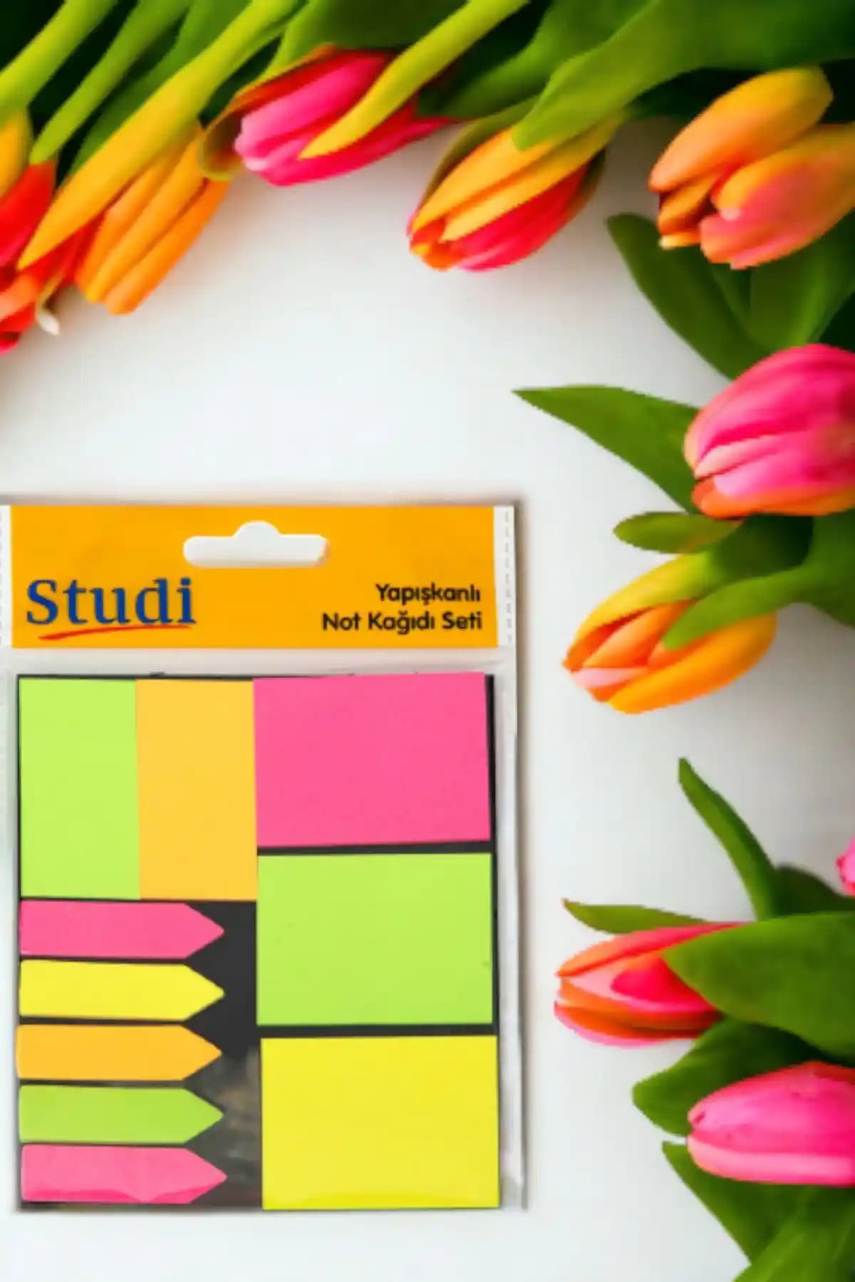 SEYFİKİRTASİYE 10x12 cm yapışkanlı not kağıdı seti ofis ve okul için ideal çözüm