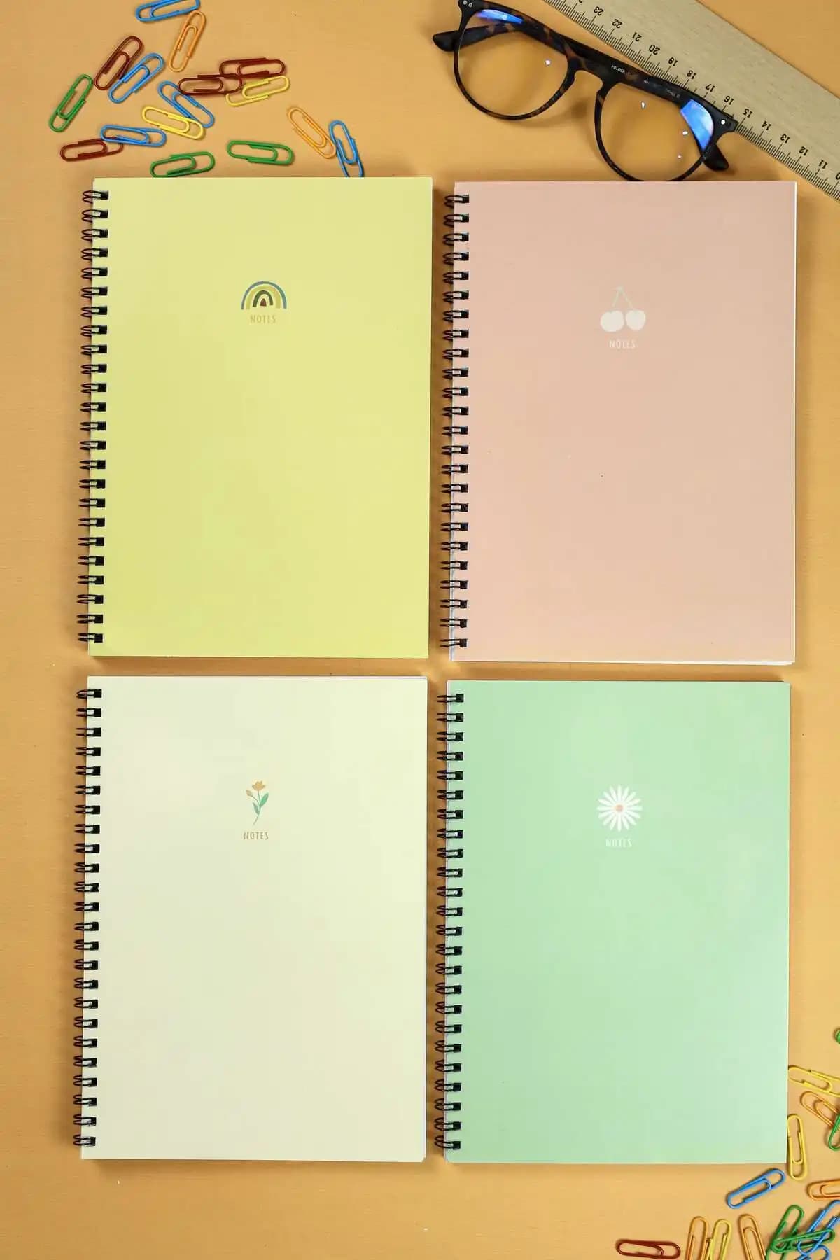Smile Notes A5 Spiralli Okul Defteri: Şık ve Dayanıklı Yazım Arkadaşı