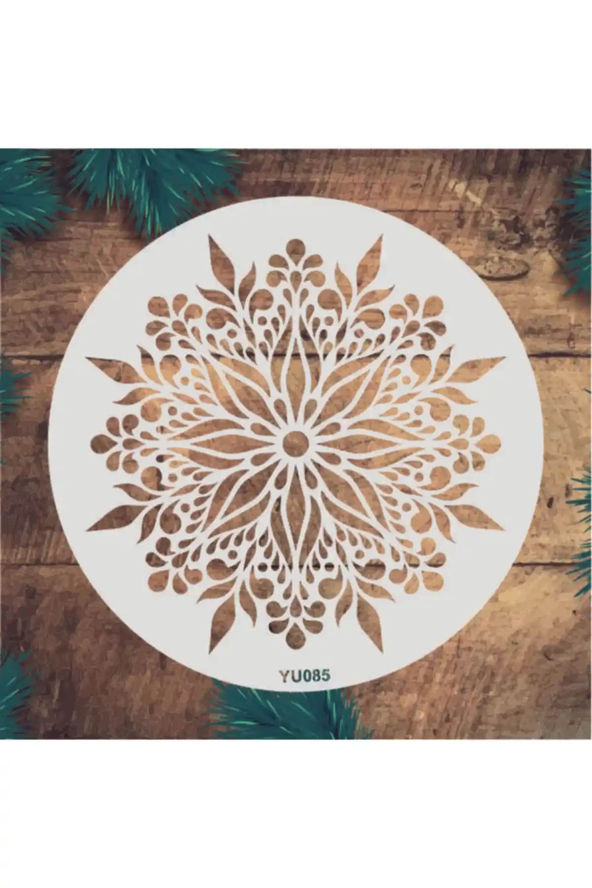 Stencil Tasarım Yu085: Çok Amaçlı Yüksek Kaliteli Şablon ile Dekorasyon ve Sanat Projeleri